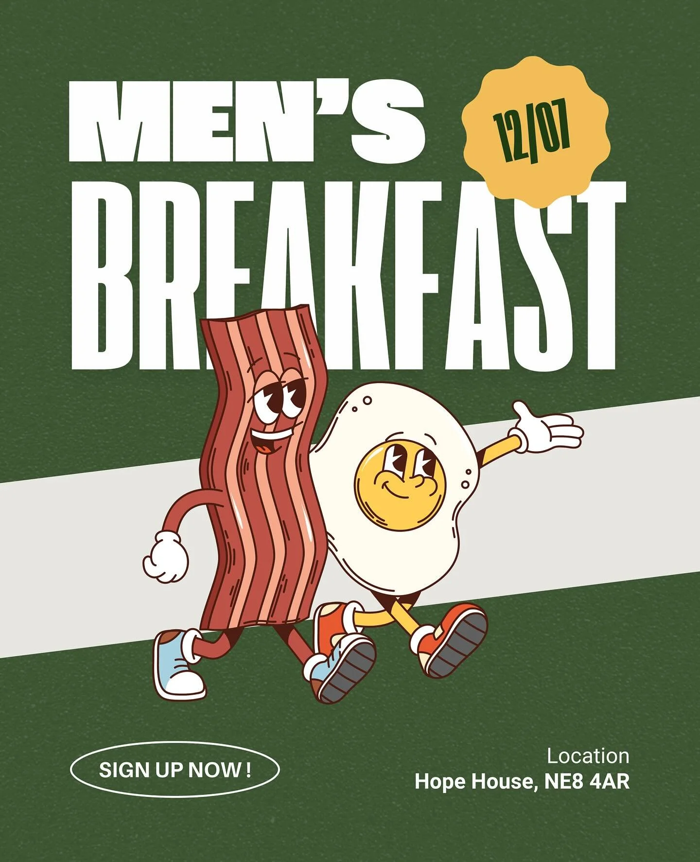 YOU&rsquo;RE INVITED ✨

Join us for our Men&rsquo;s Breakfast on Saturday 12th July 🍳

A great way to start your Saturday, with good food, good vibes, and great people 🙌🏼

You can sign up now via the link in our bio 📣

-
#mensbreakfast #men #aliv