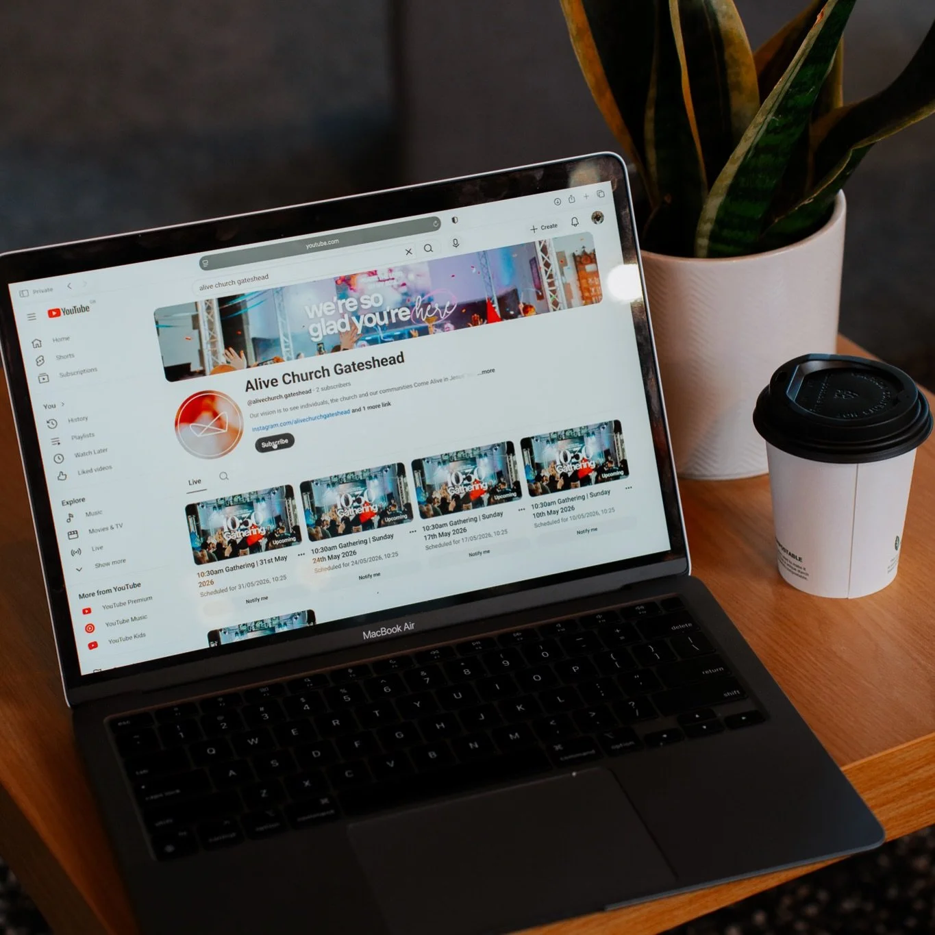 Do you want the sad news, or the better news? 🫣

The sad news: our previous YouTube account got blocked&hellip;

The better news: WE HAVE A NEW ACCOUNT - a new look, a new handle, go and subscribe! 

Catch our Sunday livestreams here from our 10:30,