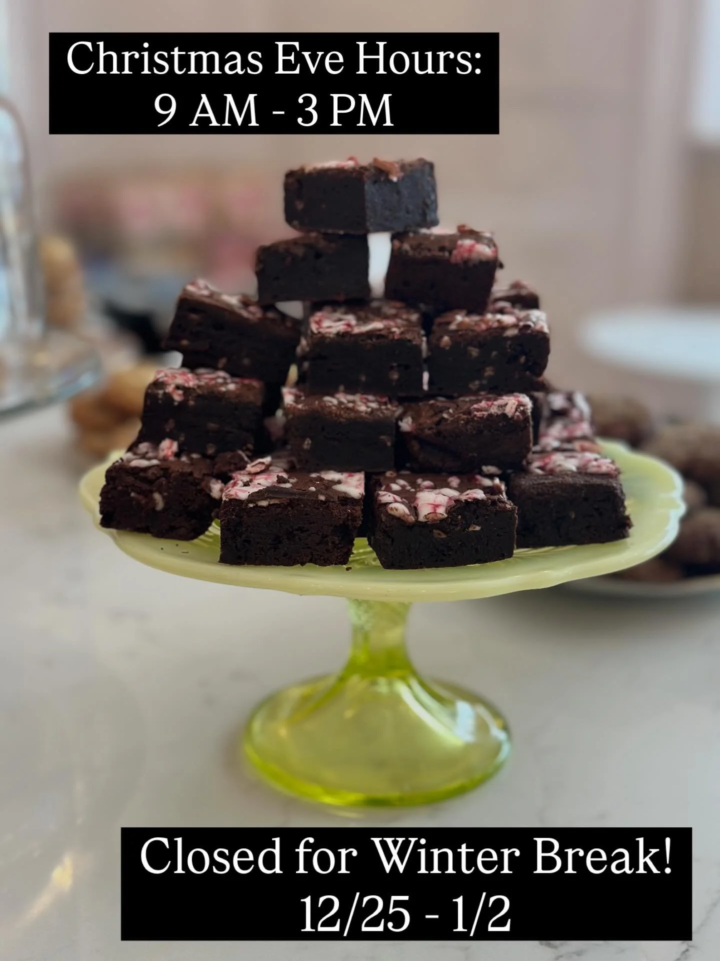 Happy Christmas Eve! We close at 3 today &amp; ARE CLOSED FOR BREAK 12/25 - 1/2, reopening on Saturday 1/3/26. Our biggest, hardiest THANK YOU to our incredible staff and customers for the best year ever!! Peace out 2025, see ya next year&hellip; ❤️❤