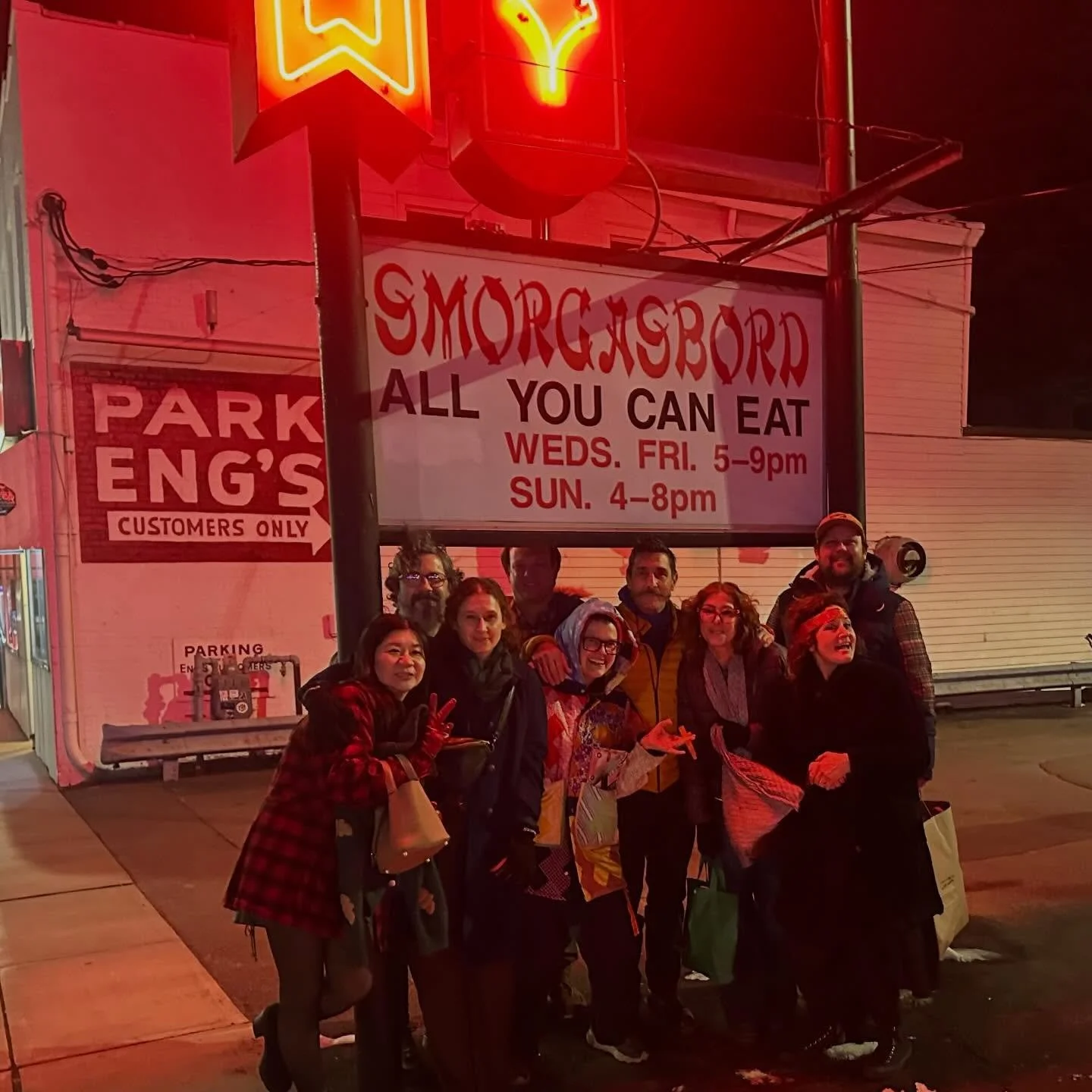 Happy New Year from all of us at Overlook Bakery! May you have good health &amp; good friends this year, thank you WE LOVE YOU! 🎇