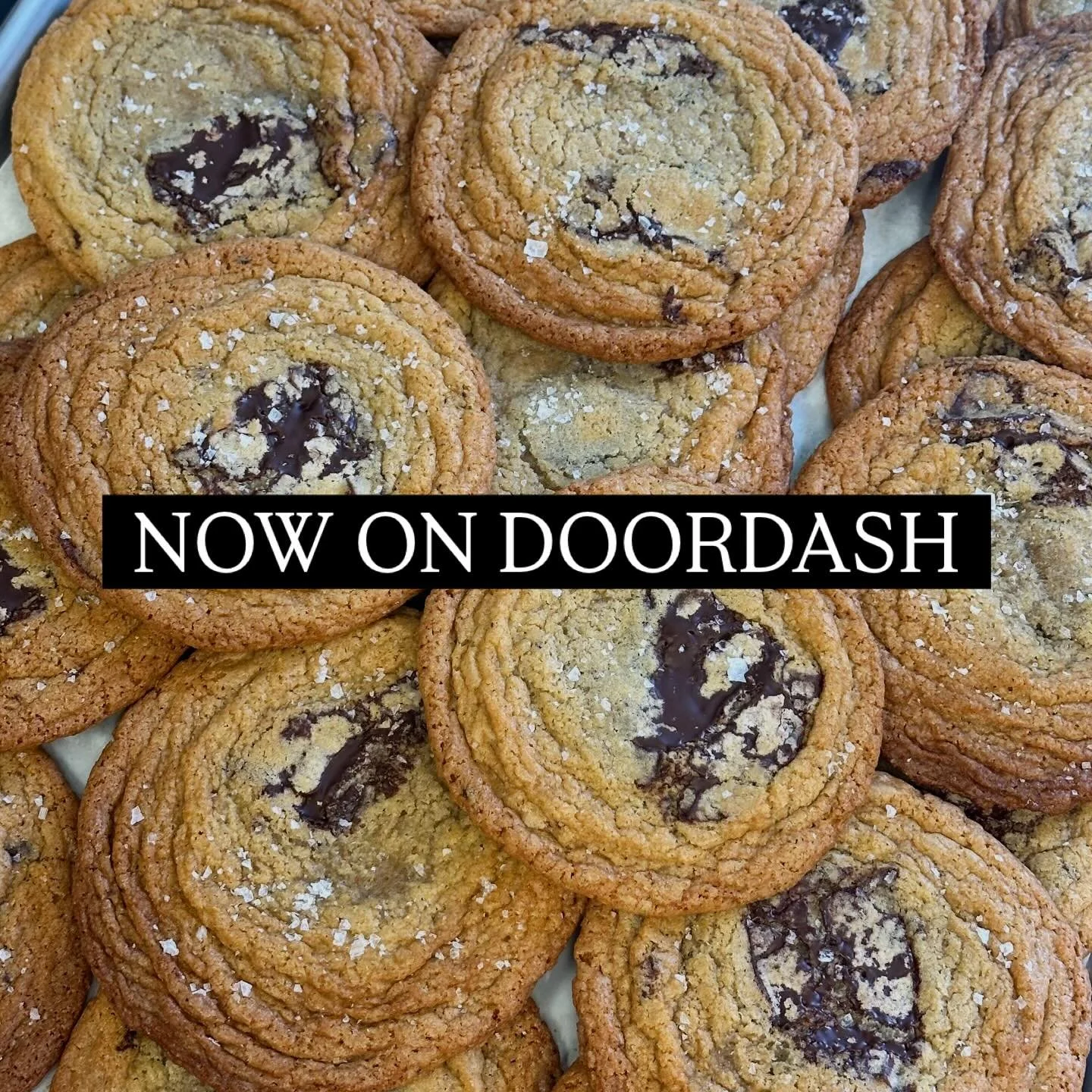 You can now get our cookies delivered right to your home or office dudes! 🚘 We&rsquo;re trying out @doordash this month to see if it works for us, &amp; you. If you&rsquo;re into this kind of thing- order something, let&rsquo;s dash!