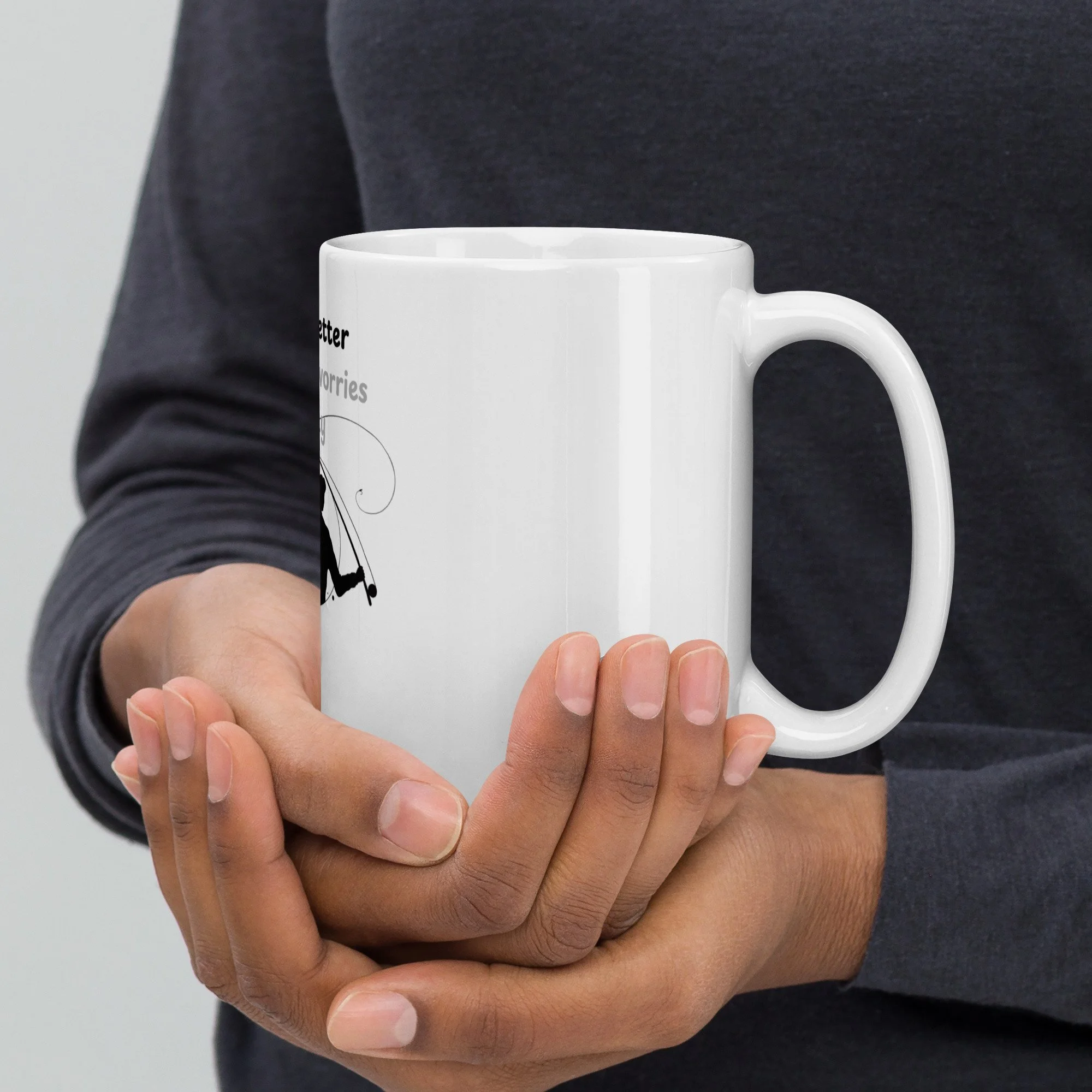 Life's Better Castingglossy mug