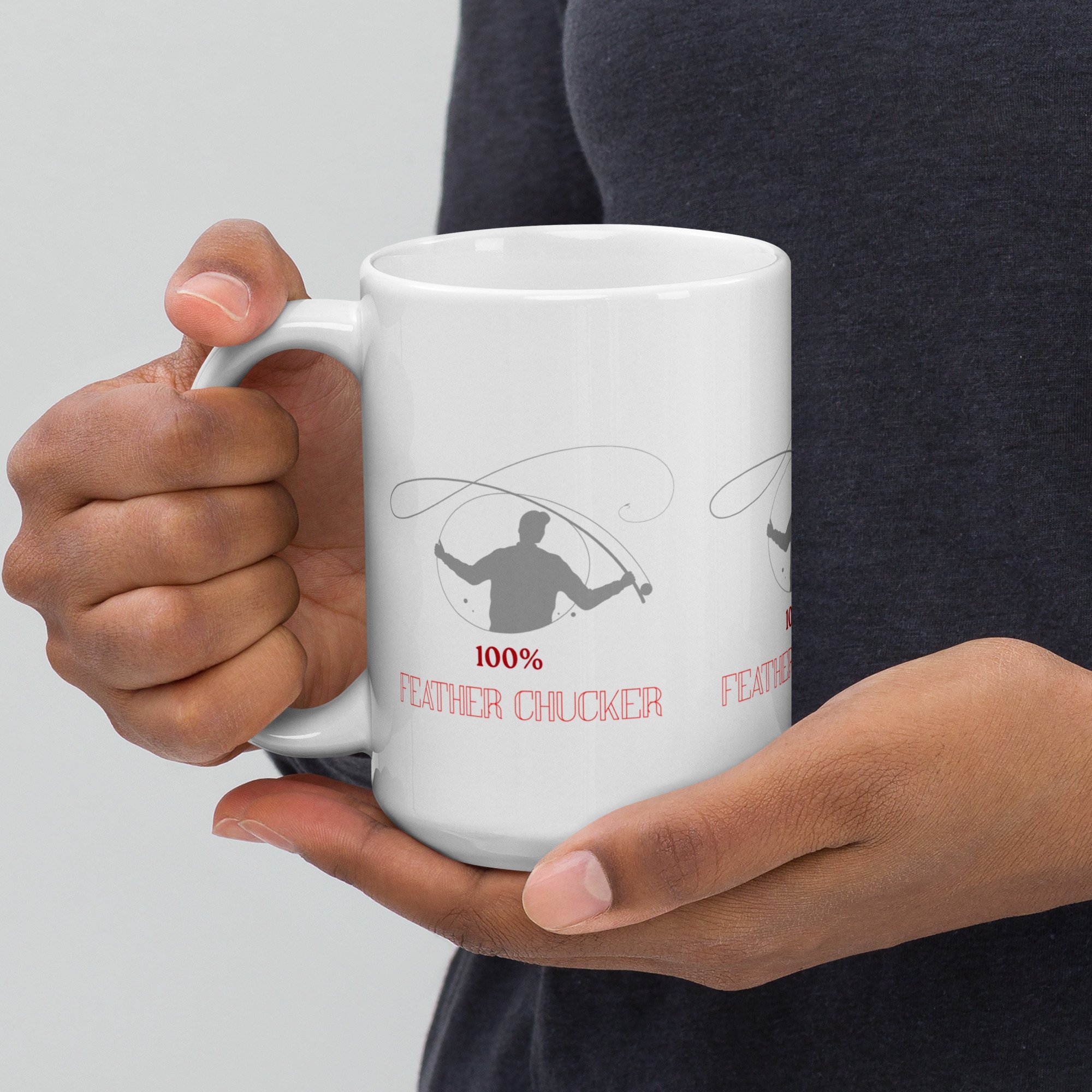 Feather Chucker mug