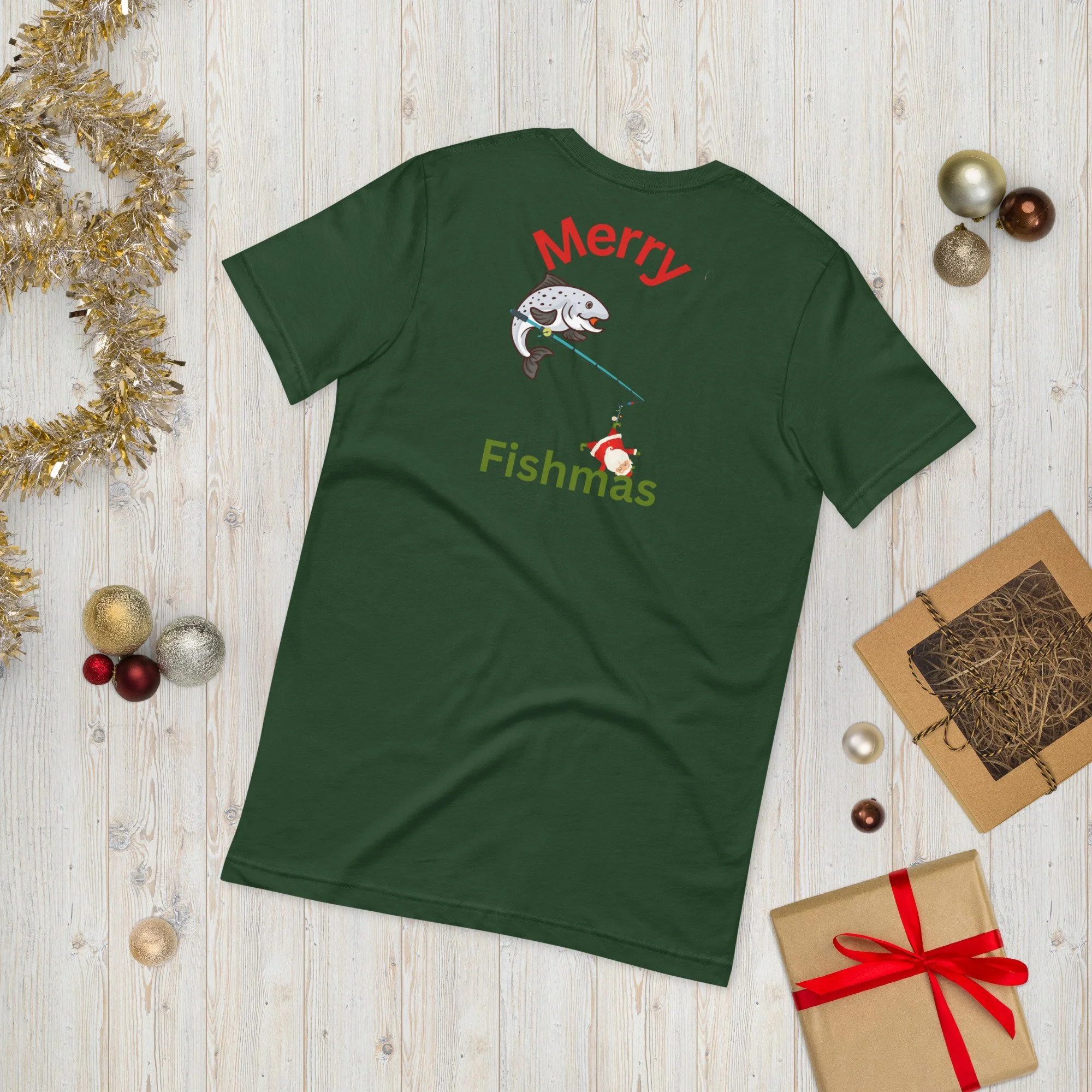Trout Fishmas t-shirt