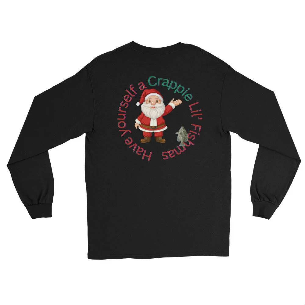 Crappie Fishmas Long Sleeve Shirt