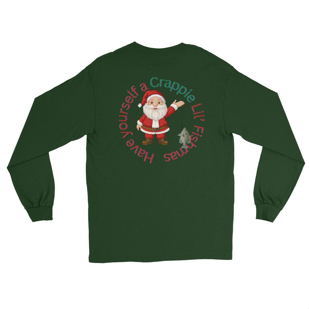 Crappie Fishmas Long Sleeve Shirt