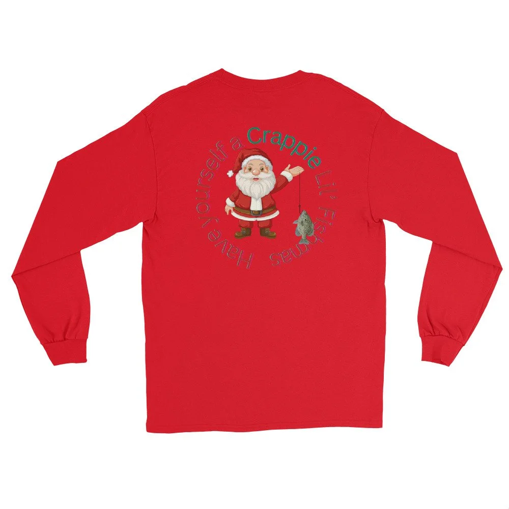 Crappie Fishmas Long Sleeve Shirt