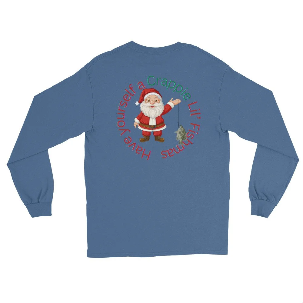Crappie Fishmas Long Sleeve Shirt