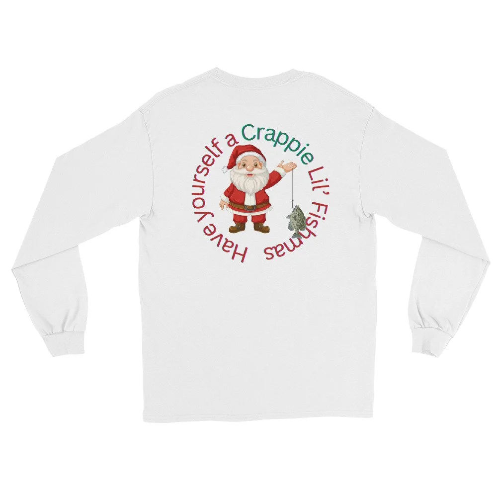 Crappie Fishmas Long Sleeve Shirt