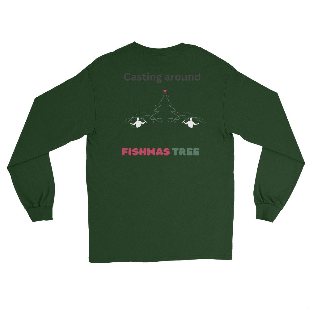 Casting Around Fishmas Long Sleeve Shirt