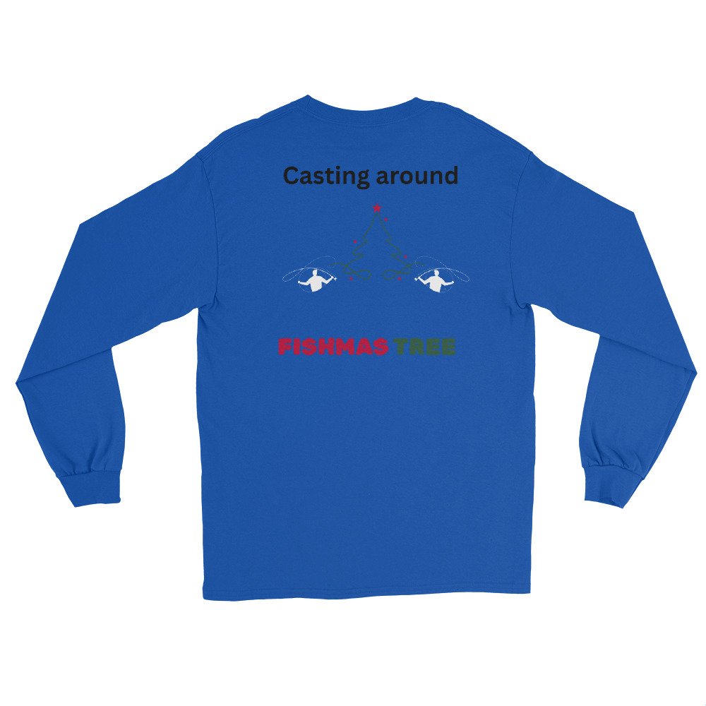 Casting Around Fishmas Long Sleeve Shirt