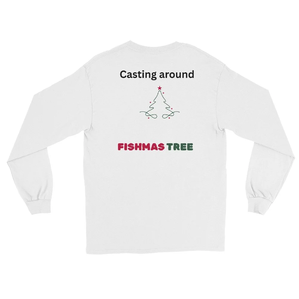 Casting Around Fishmas Long Sleeve Shirt