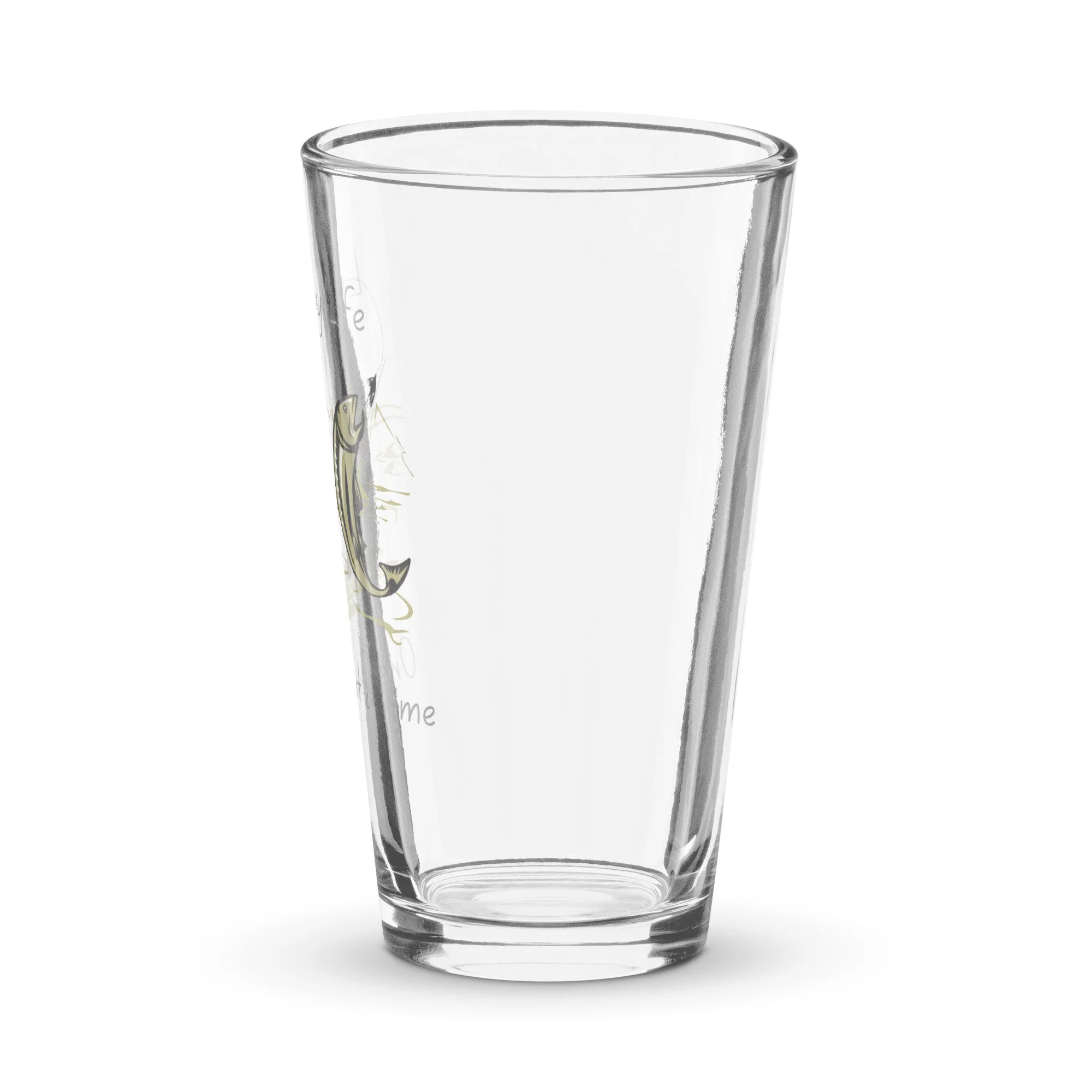 Living One Cast pint glass