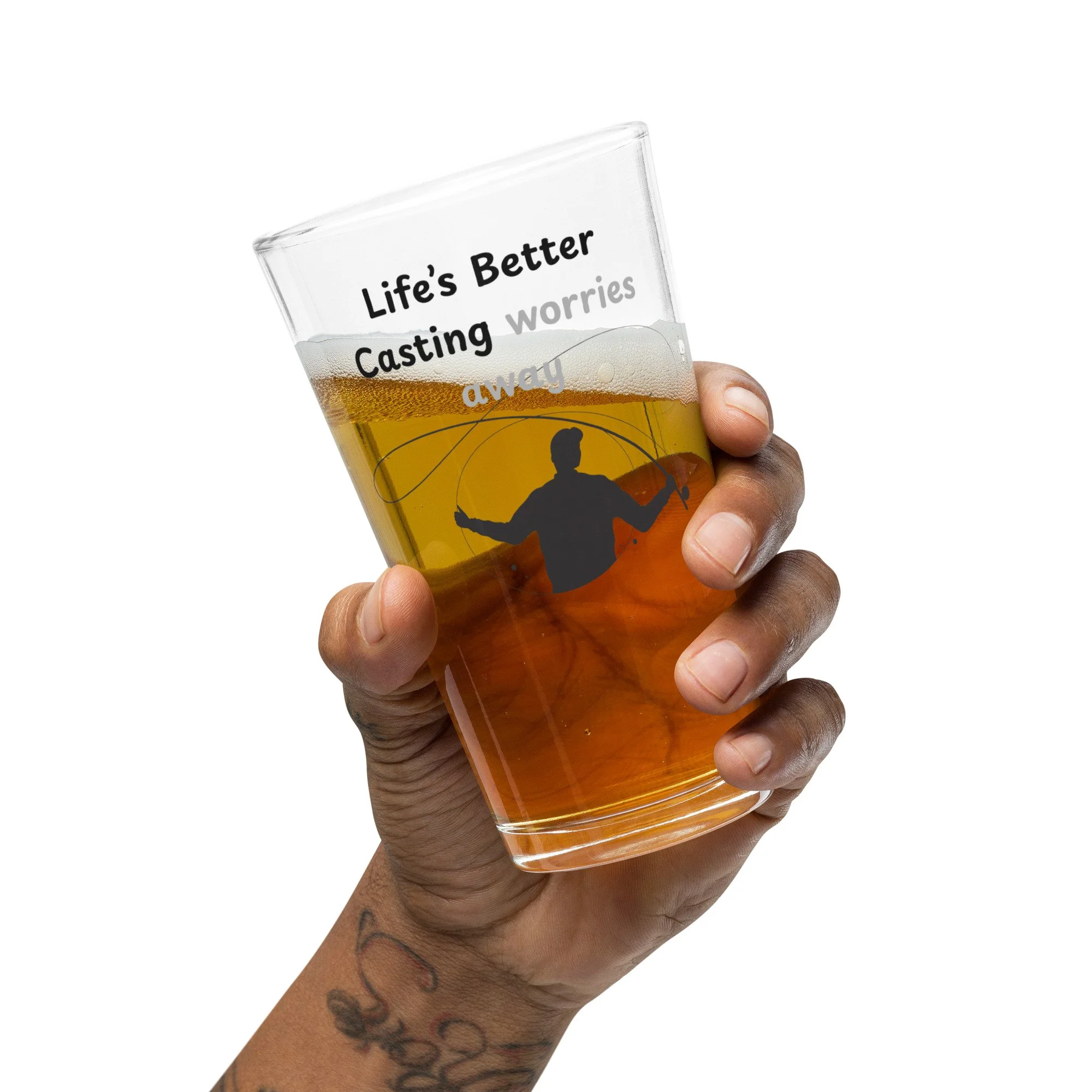 Life's Better pint glass