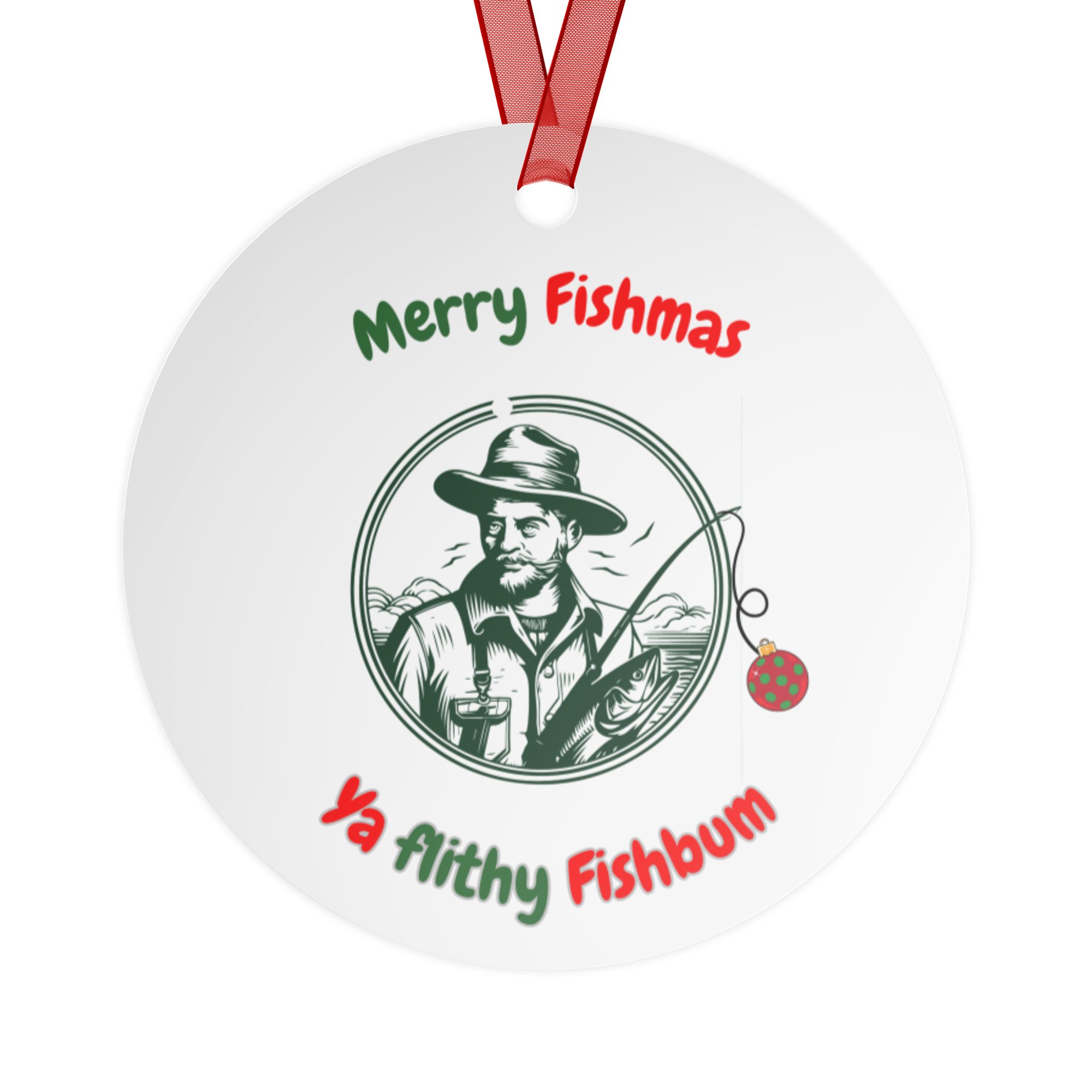 Fishbum Fishmas ceramic ornaments