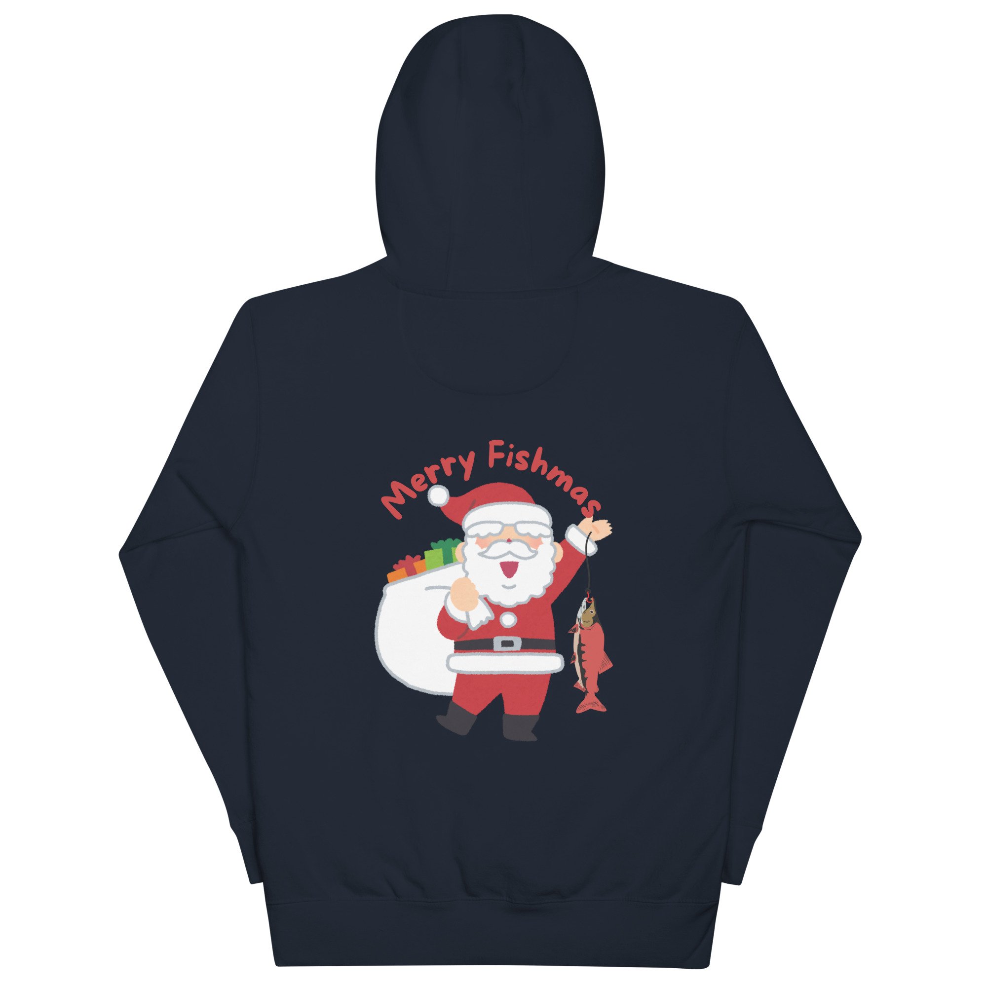 Merry Fishmas Santa Hoodie
