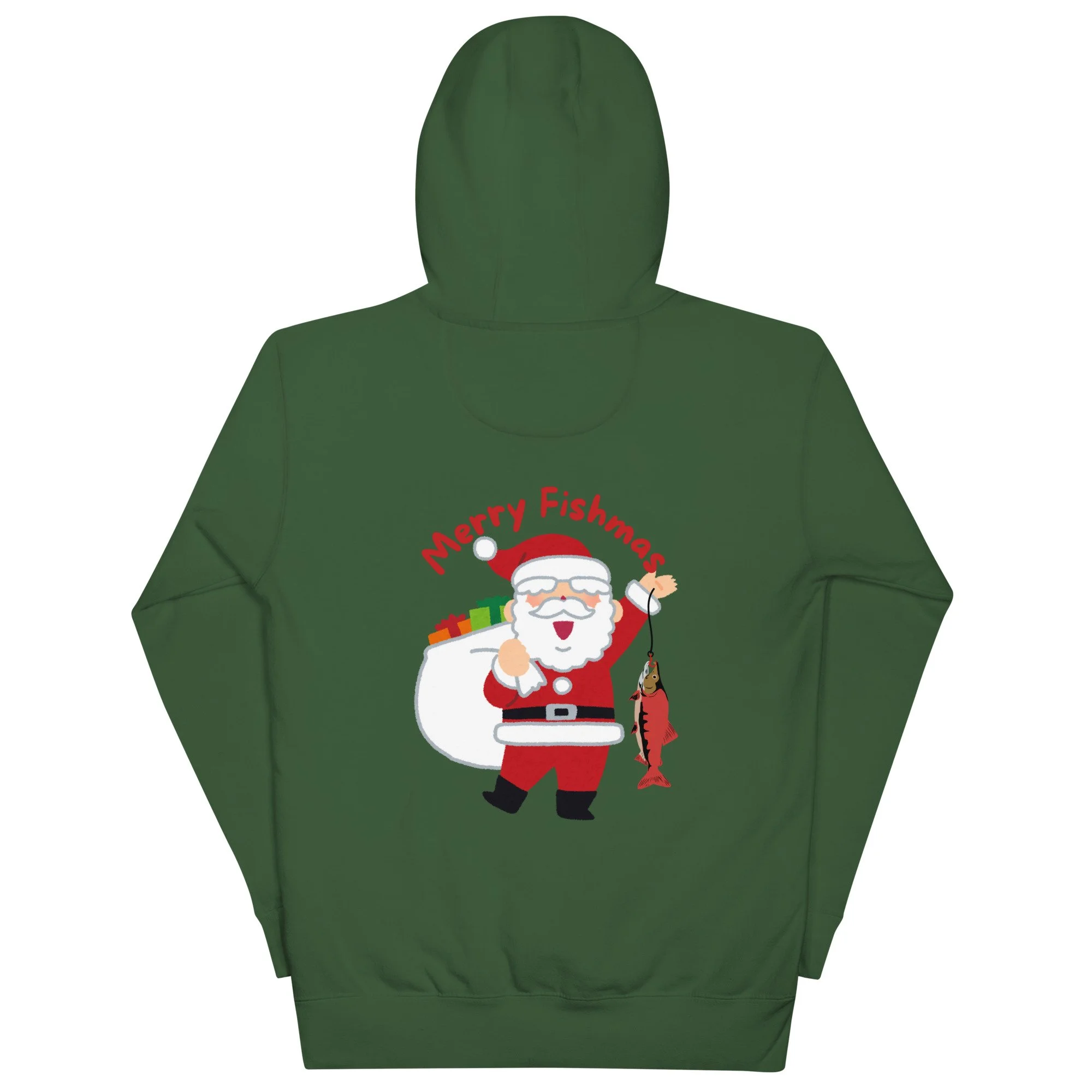 Merry Fishmas Santa Hoodie