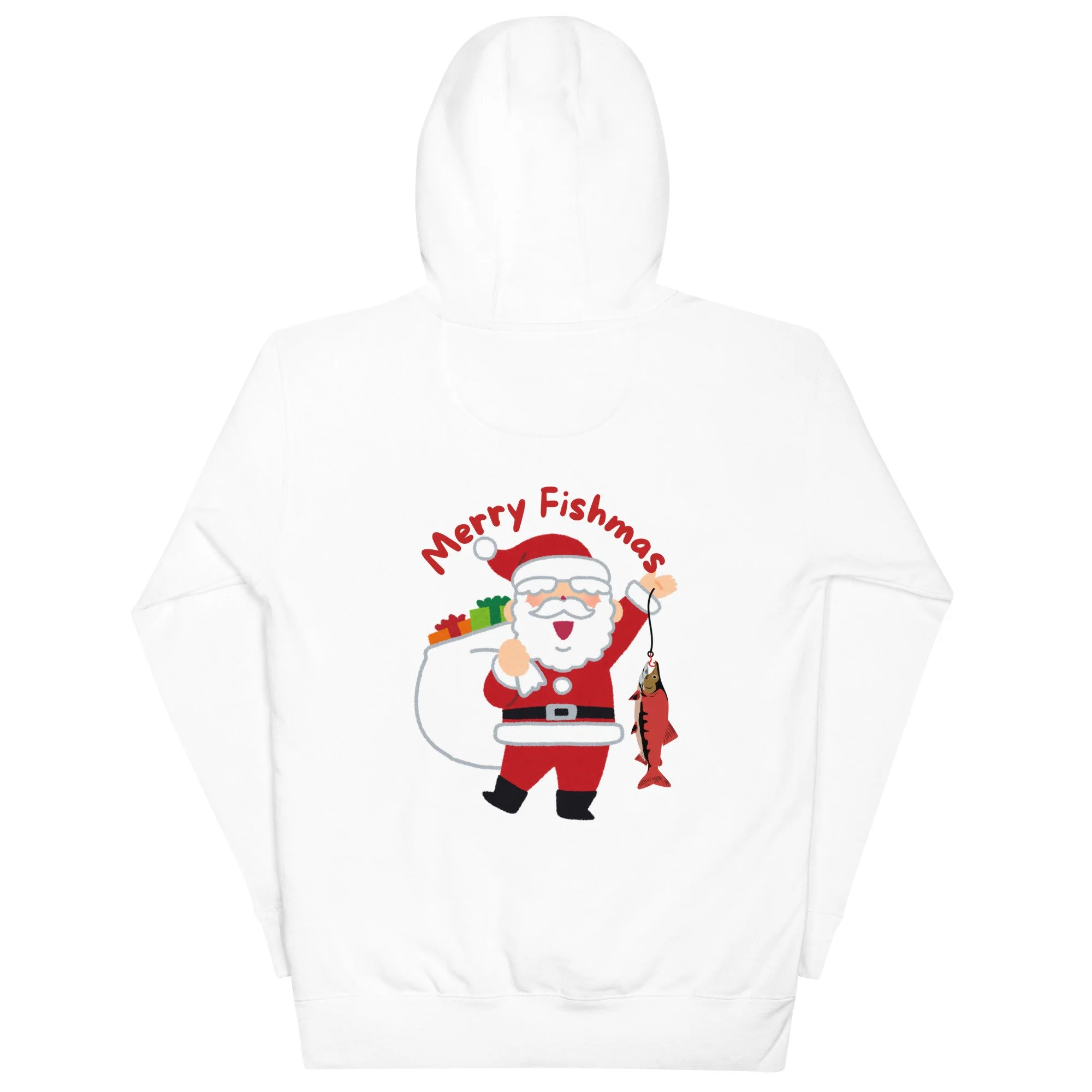 Merry Fishmas Santa Hoodie