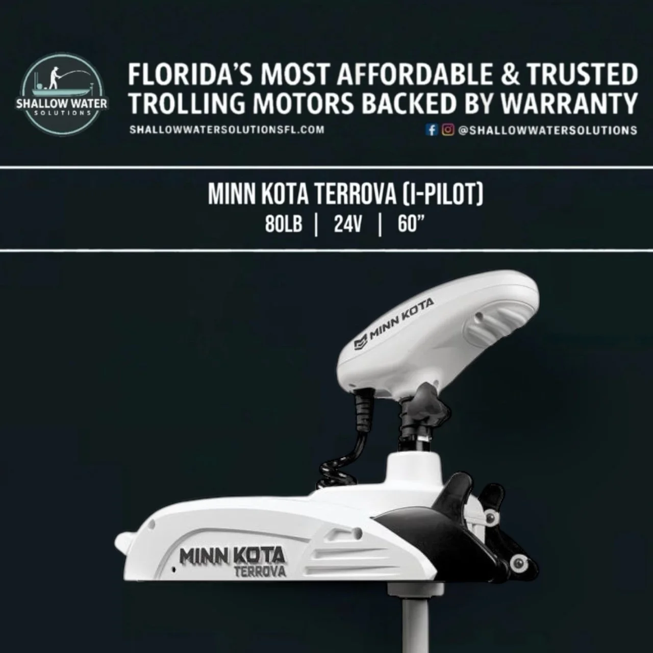 Brand-New Terrova Build - 80 lb | 24V | 60″ (1-Year SWS Warranty)