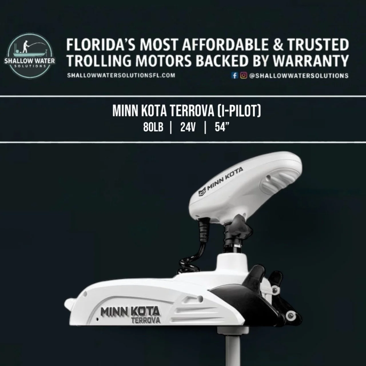 Brand-New Terrova Build - 80 lb | 24V | 54″ (1-Year SWS Warranty)