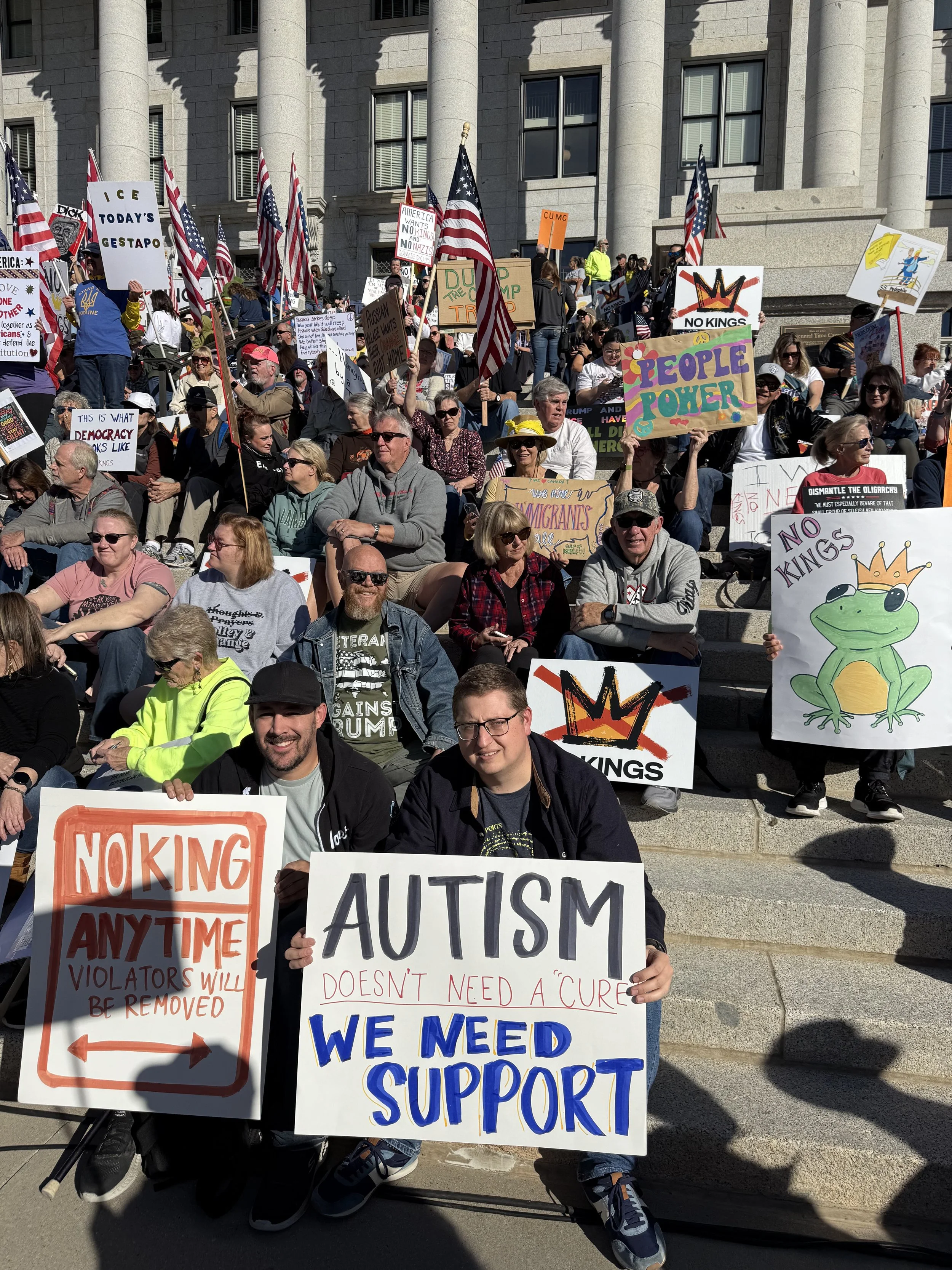 Autism Advocacy Protesters