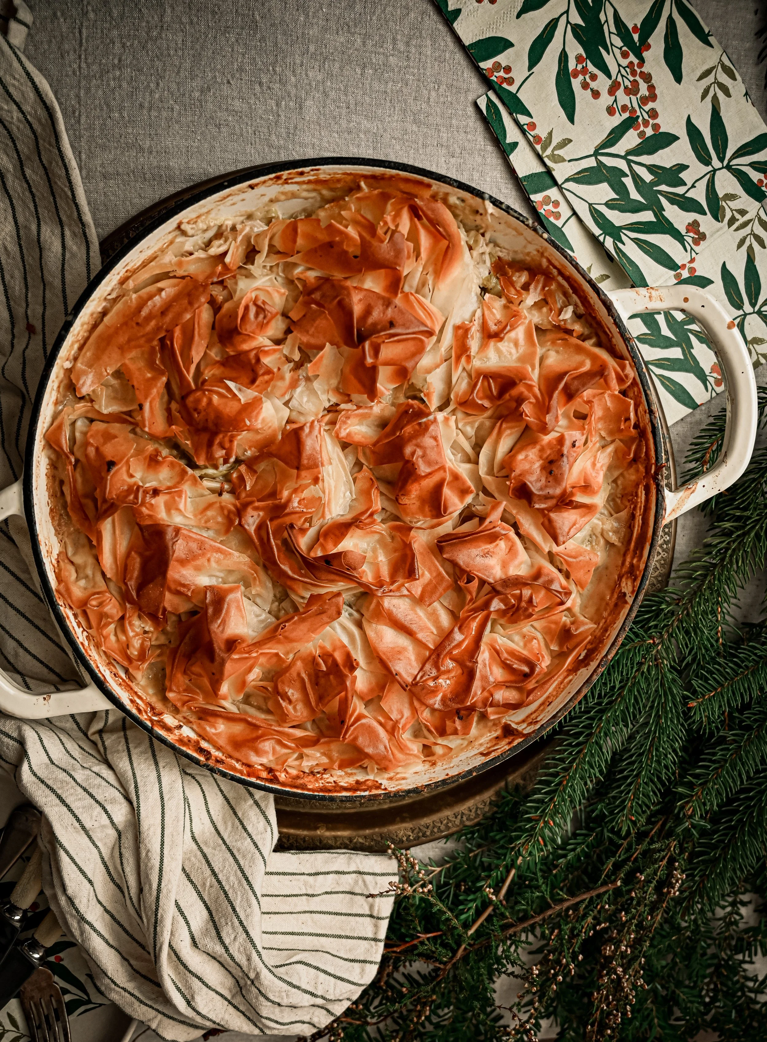 Turkey &amp; Filo Pie