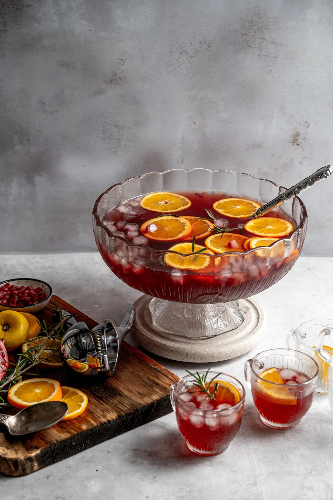Pomegranate and Tequila Midnight Punch