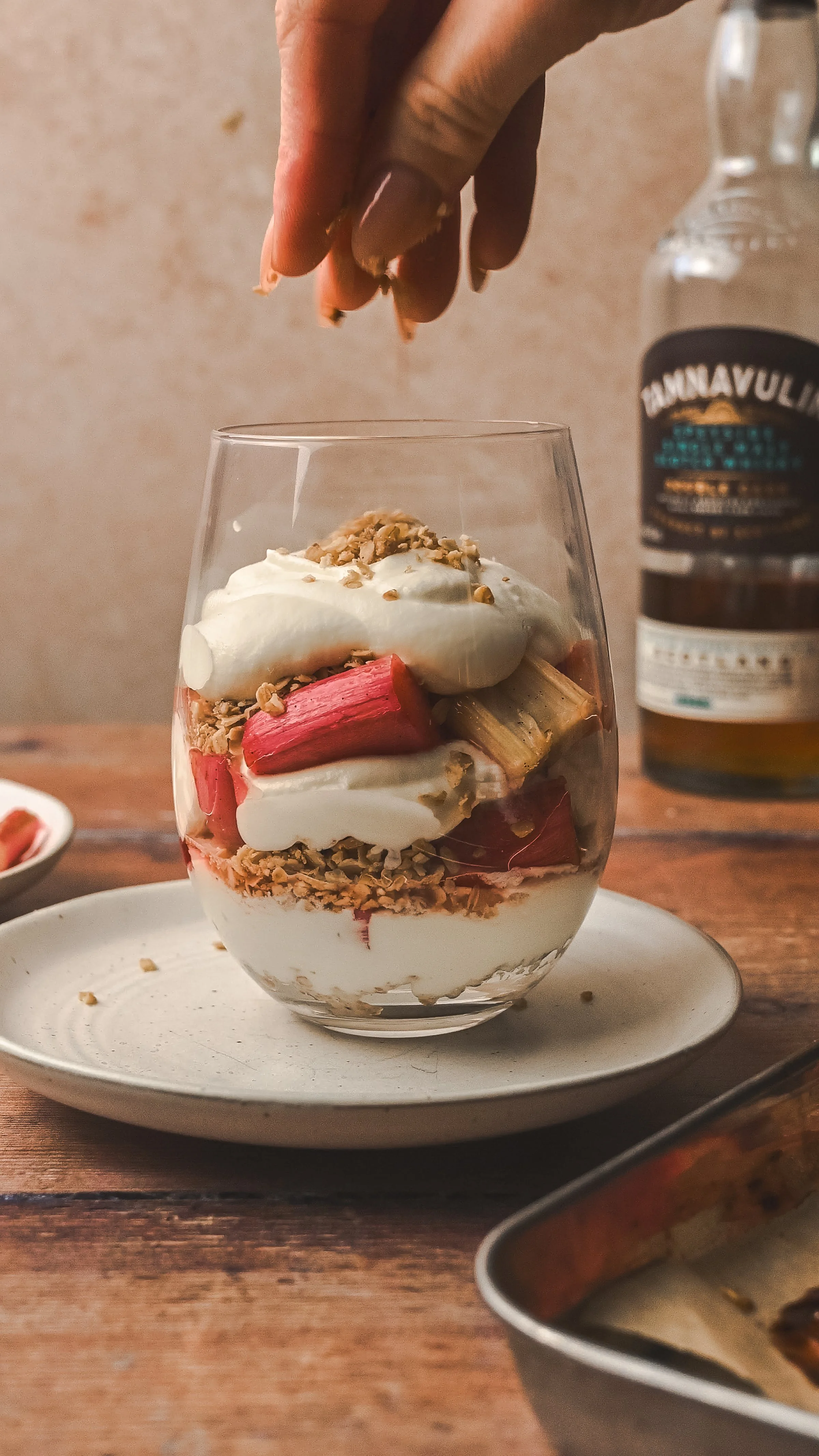 Rhubarb &amp; Honey Cranachan