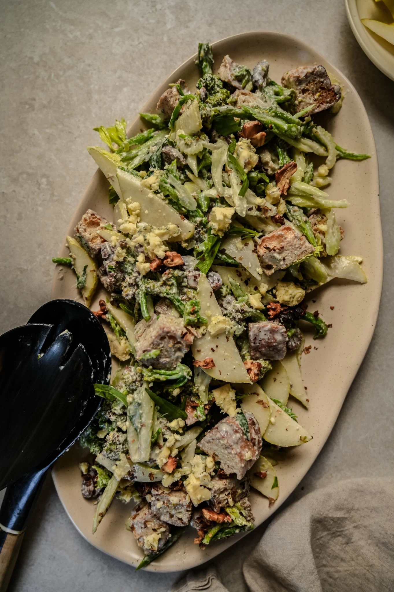 Sprouting Broccoli, Celery, Pear &amp; Stilton Salad