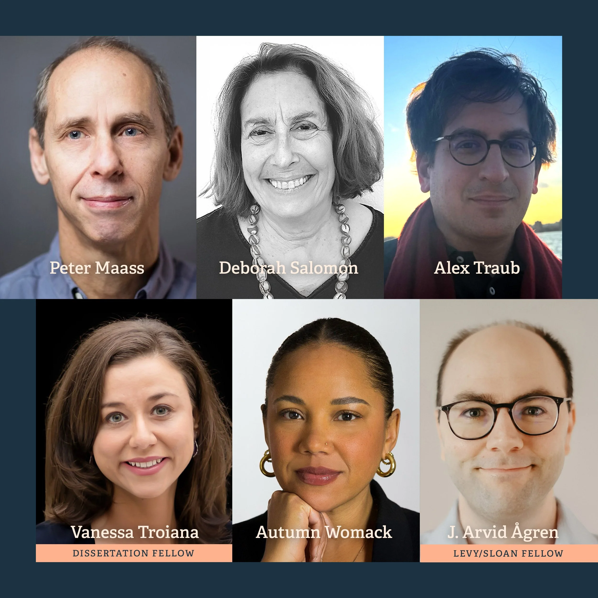 Six New Biography Fellows for 2025 – 2026
