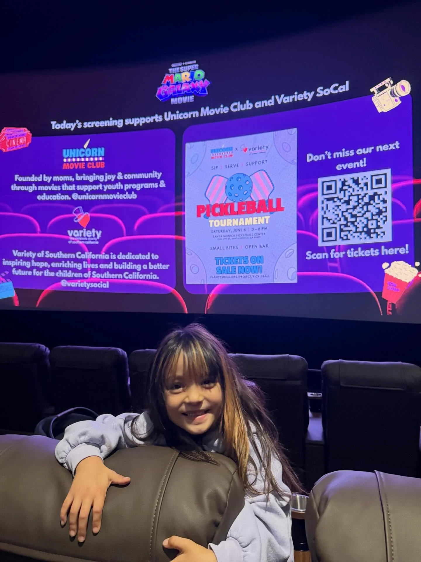 We powered up with @supermariomovie! 🍄🌟

Another joyful #UnicornMovieClub screening is in the books. We&rsquo;re thrilled with the funds raised for the children supported by our mission and @varietysocal 

Thank you for the incredible support&mdash