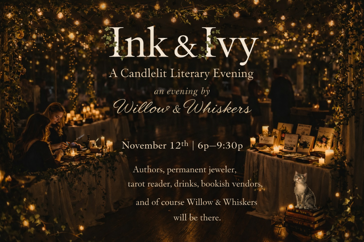 Ink & Ivy: A Candlelit Literary Evening