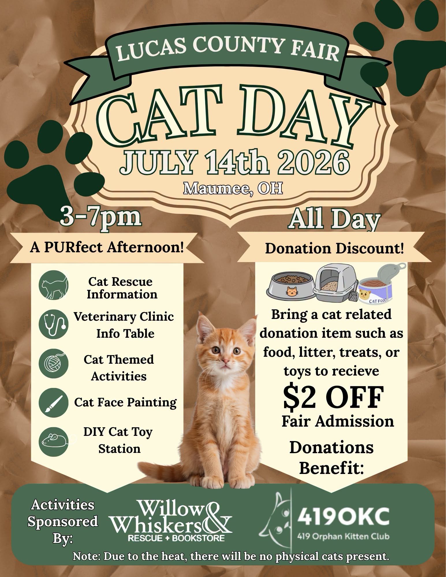 Cat Day at the Lucas County Fair