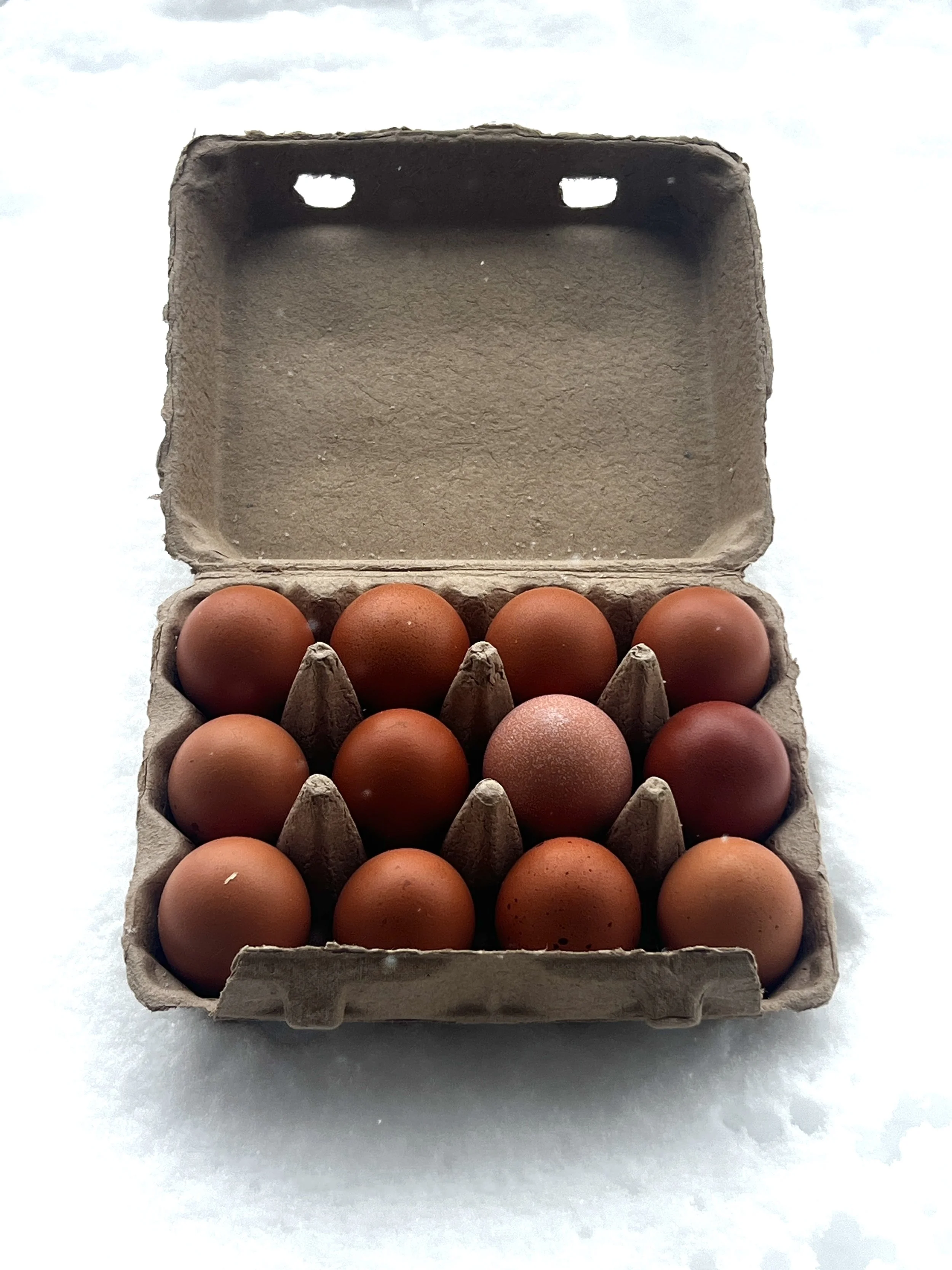 ONE TIME EGGS LESS than 4 DOZENS