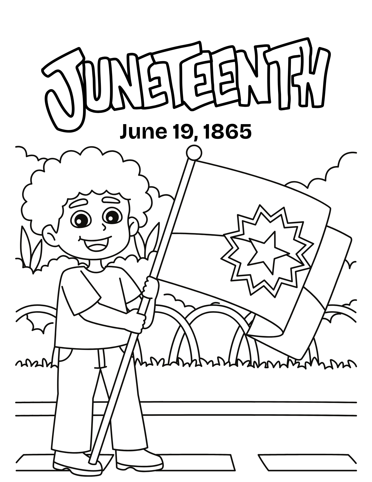 Juneteenth Coloring Page.png