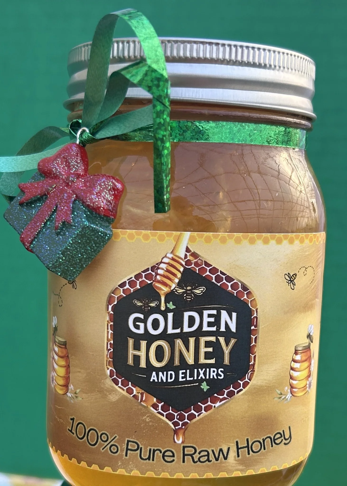 20 oz Honey Jar with Infused Comb