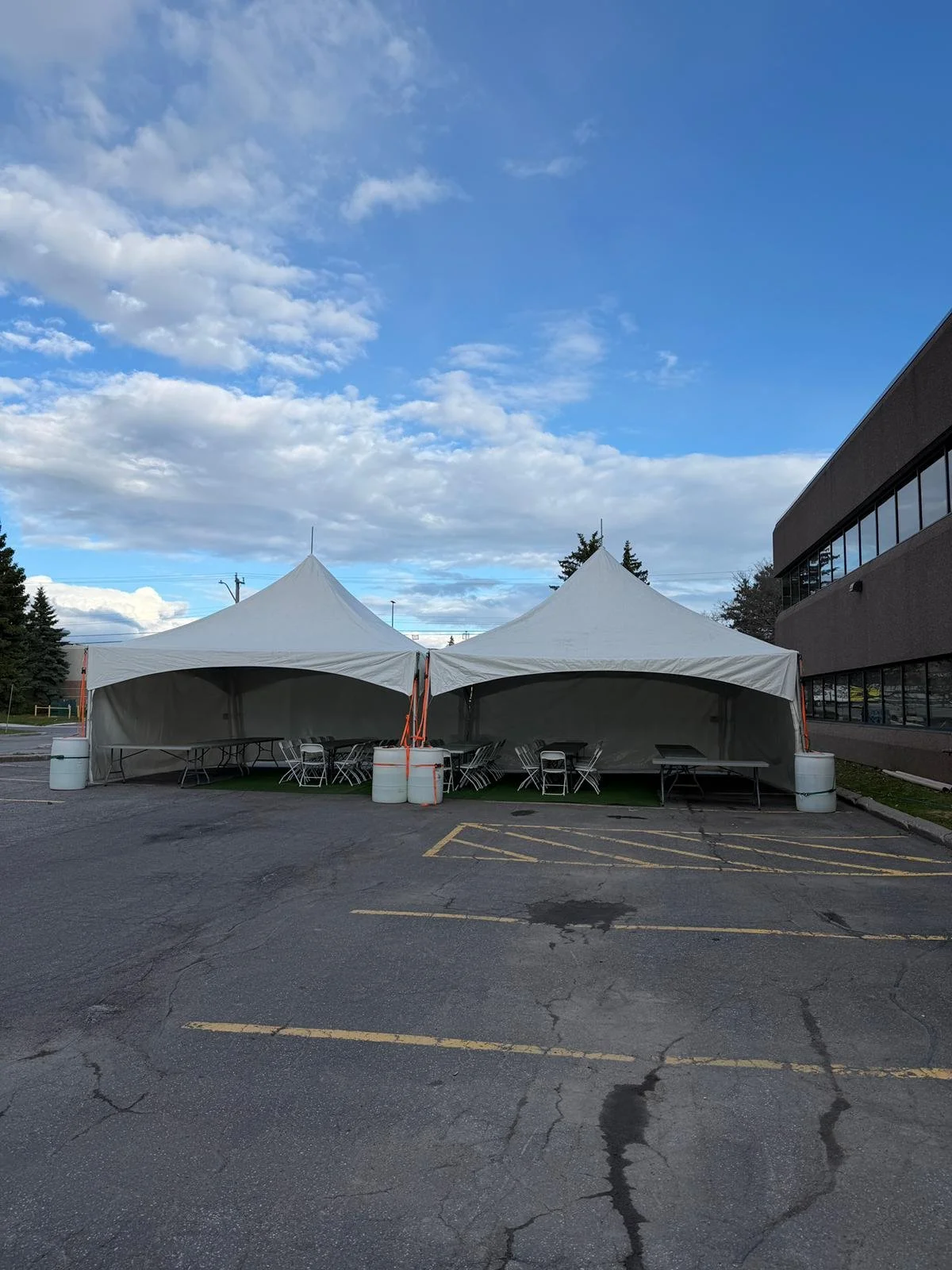 20'x40' White Pole Tent