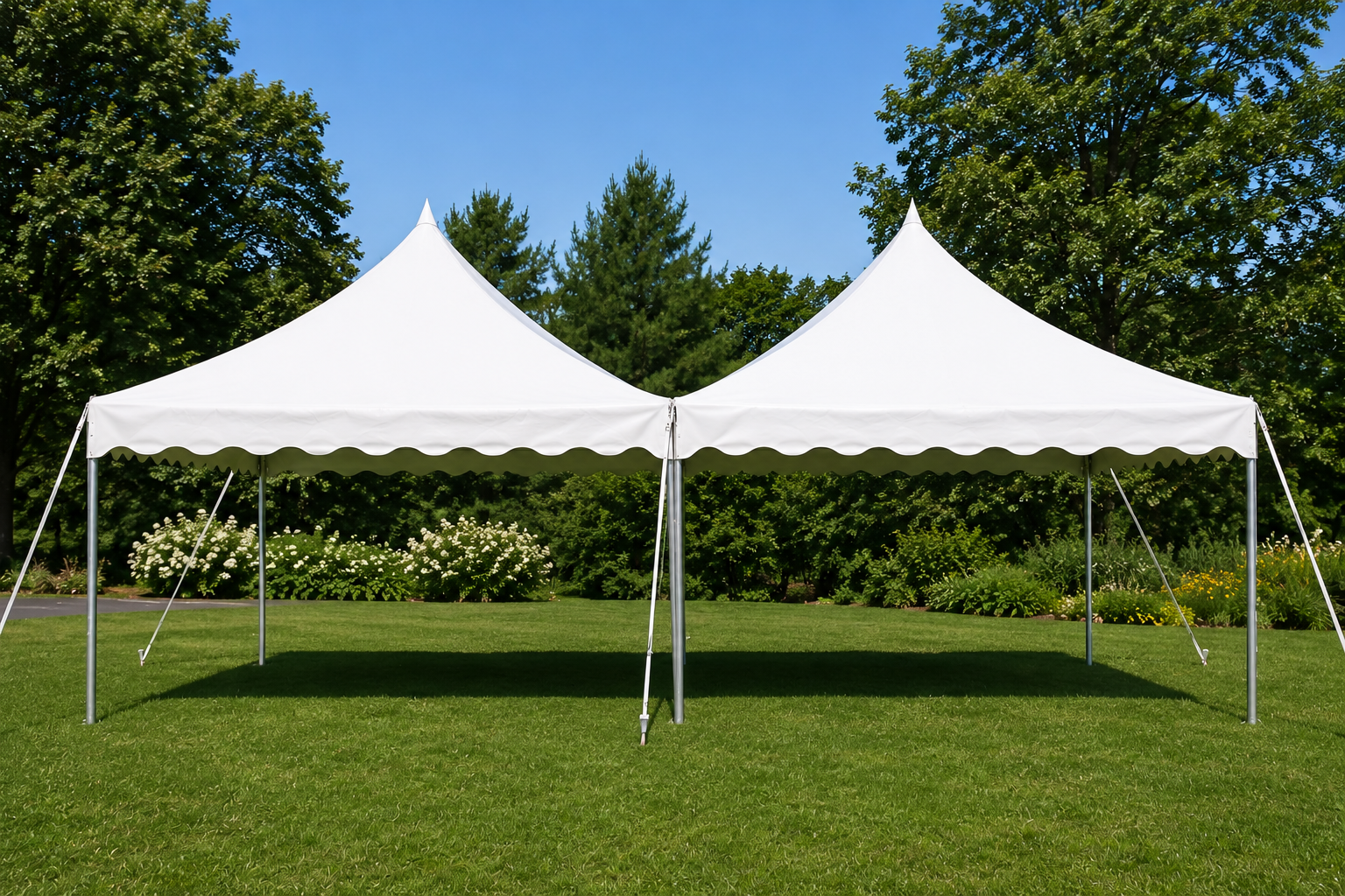 15'x30' White Pole Tent