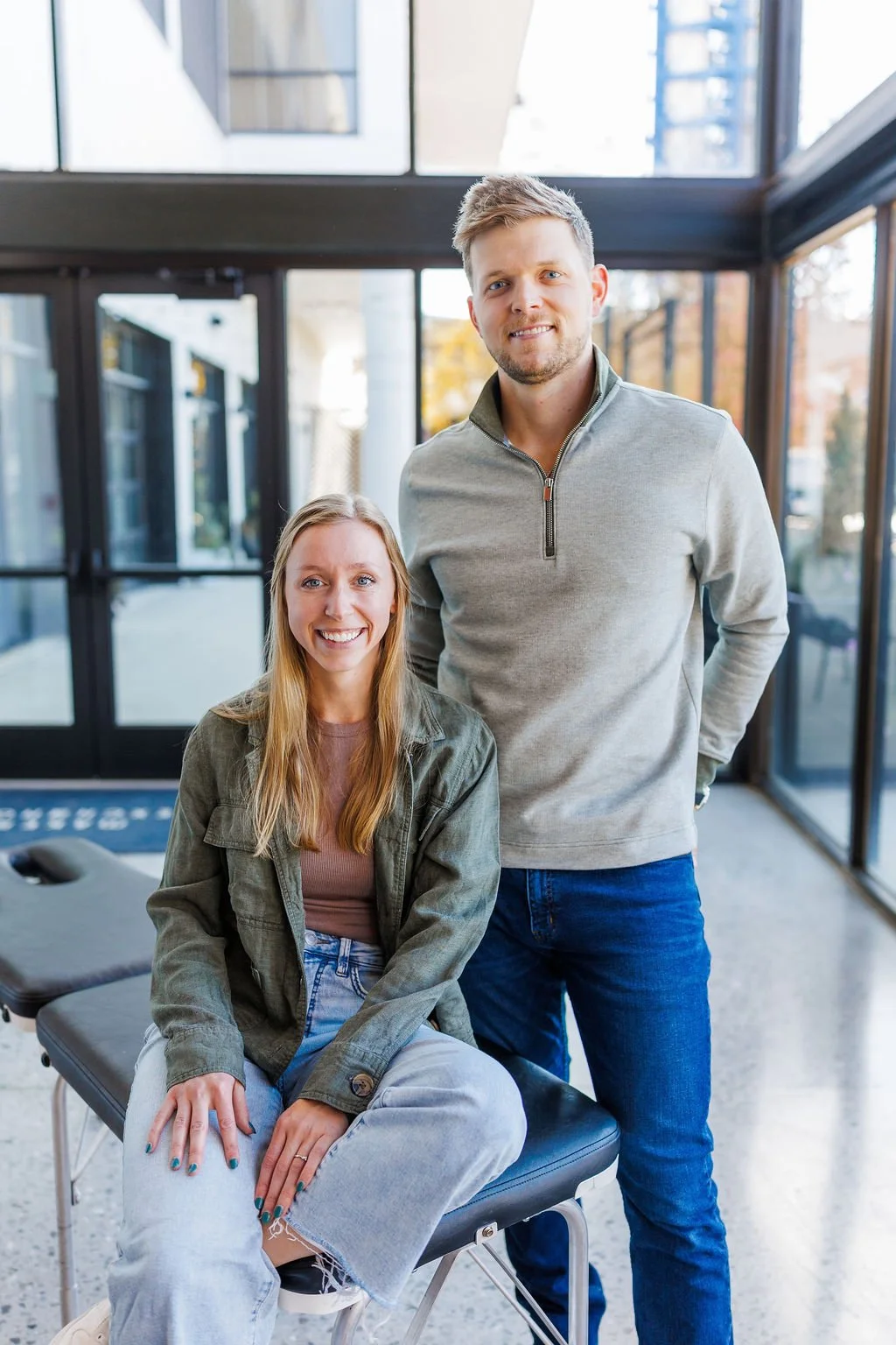 Dr. Kari Hickey and Dr. Colin Hickey at Haven Chiropractic & Wellness