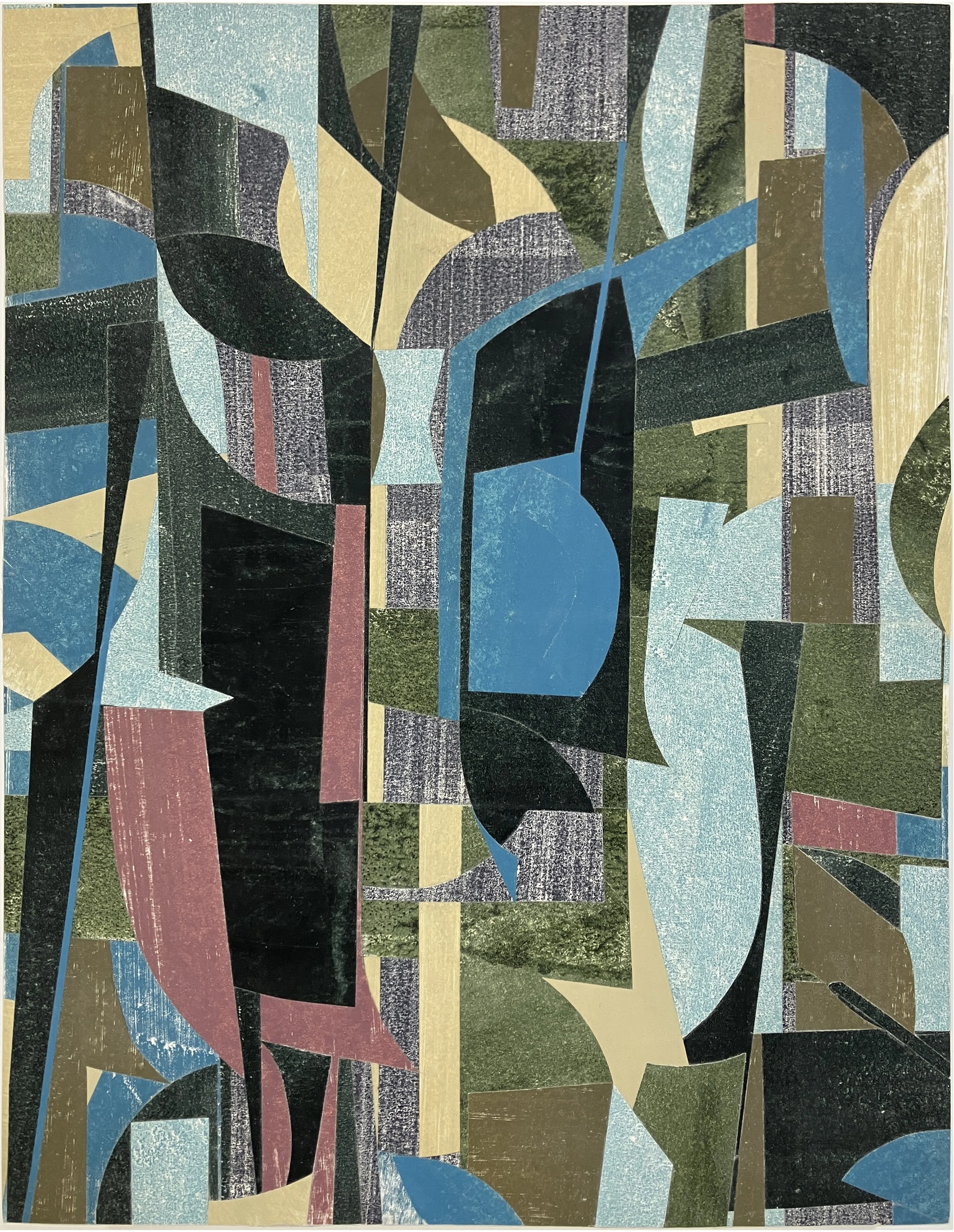 Colin Devine Artist Paper Collage