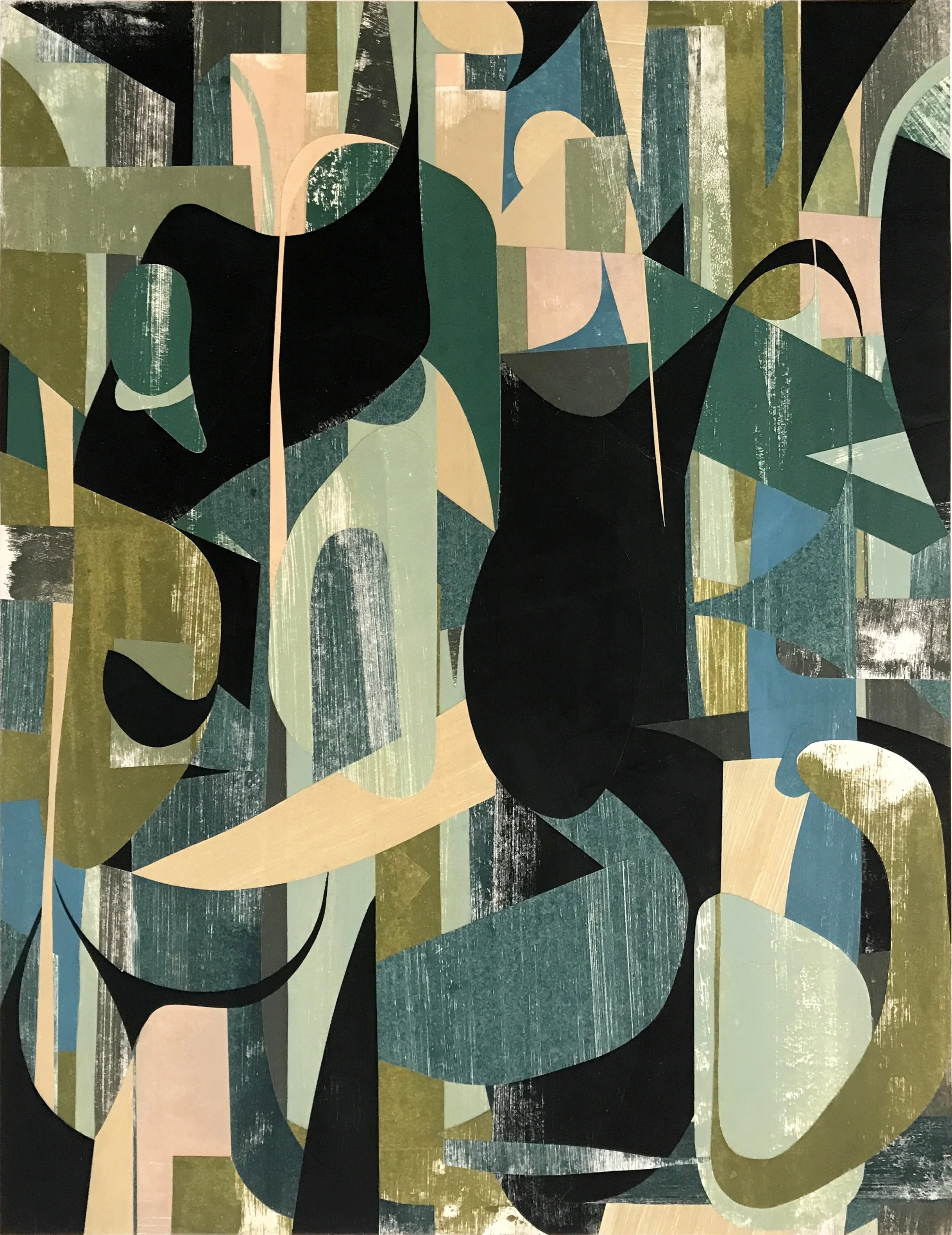 Colin Devine Artist Paper Collage