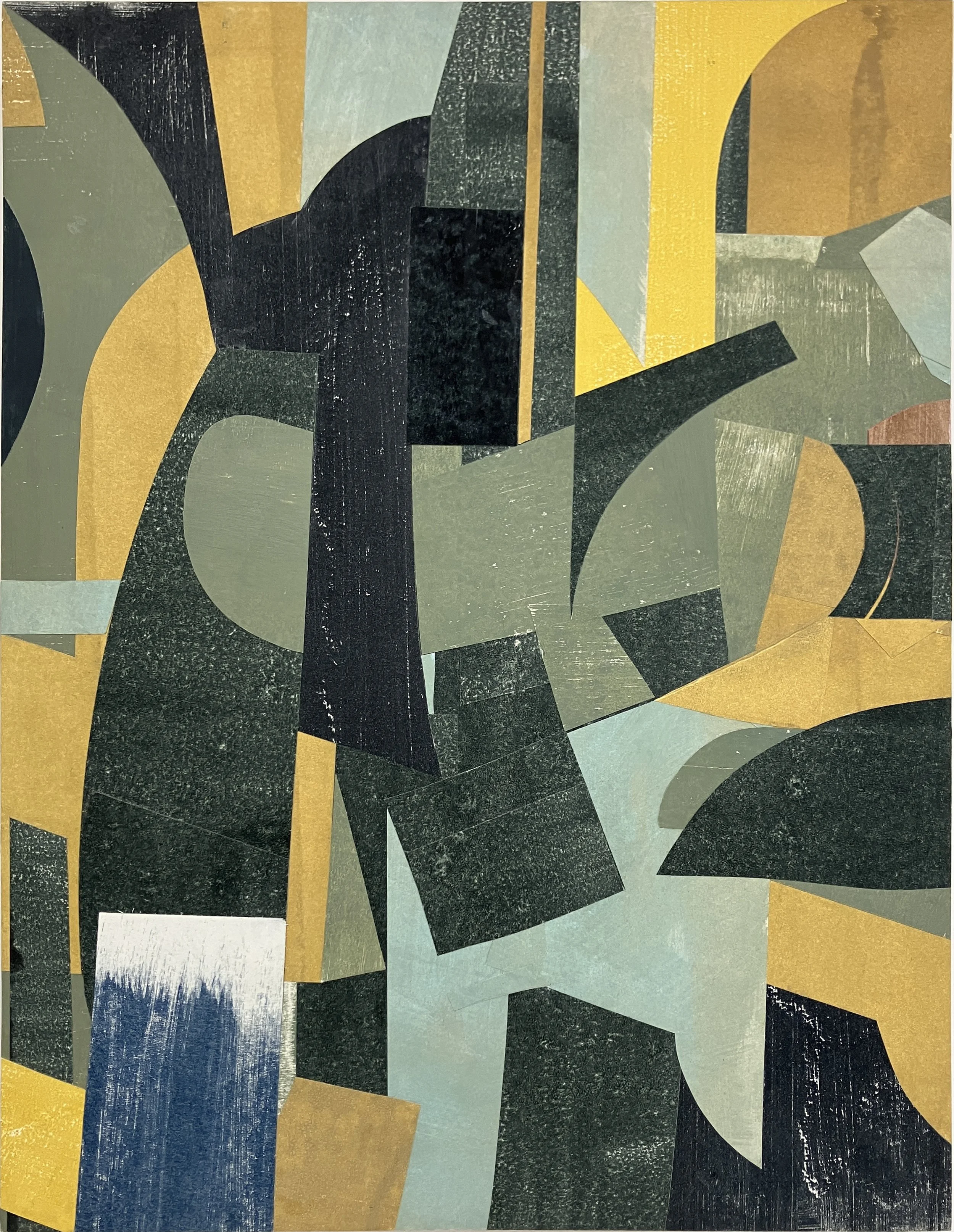 Colin Devine Artist Paper Collage