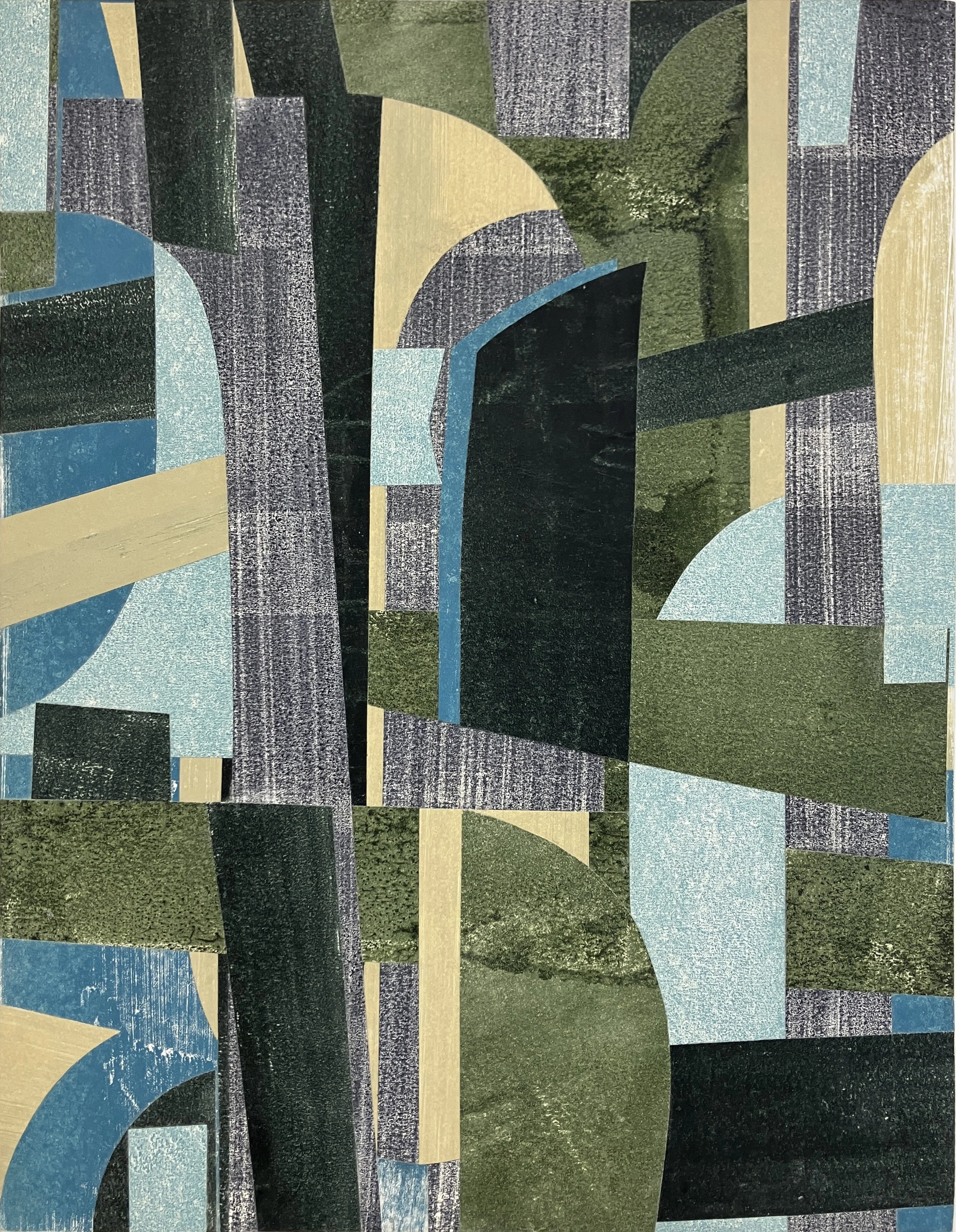 Colin Devine Artist Paper Collage