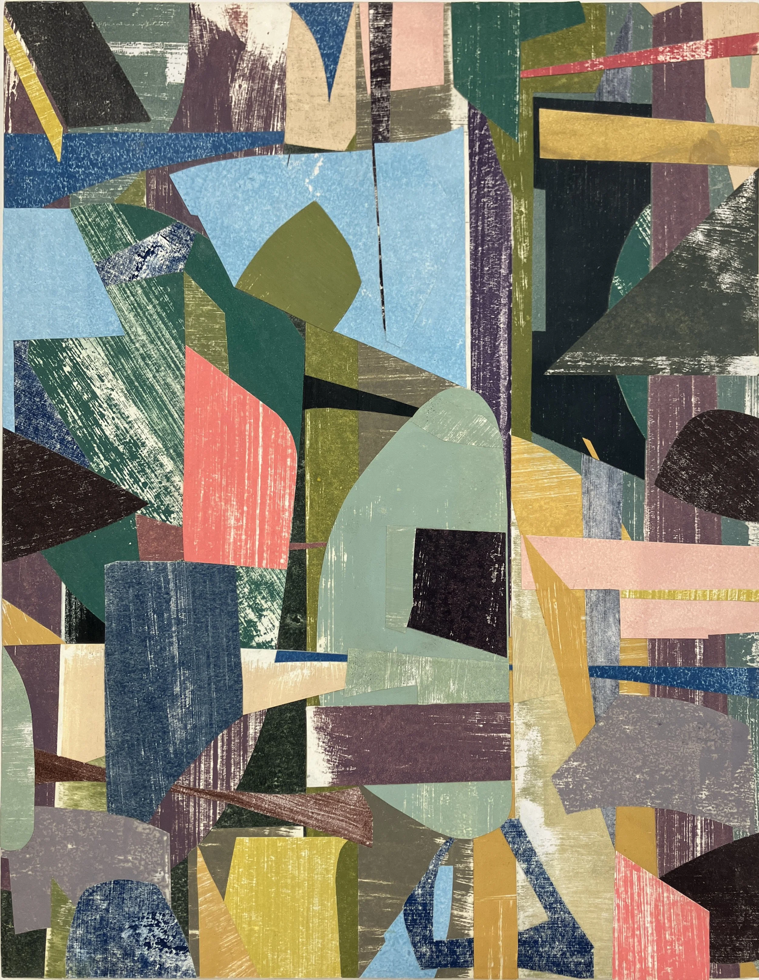 Colin Devine Artist Paper Collage