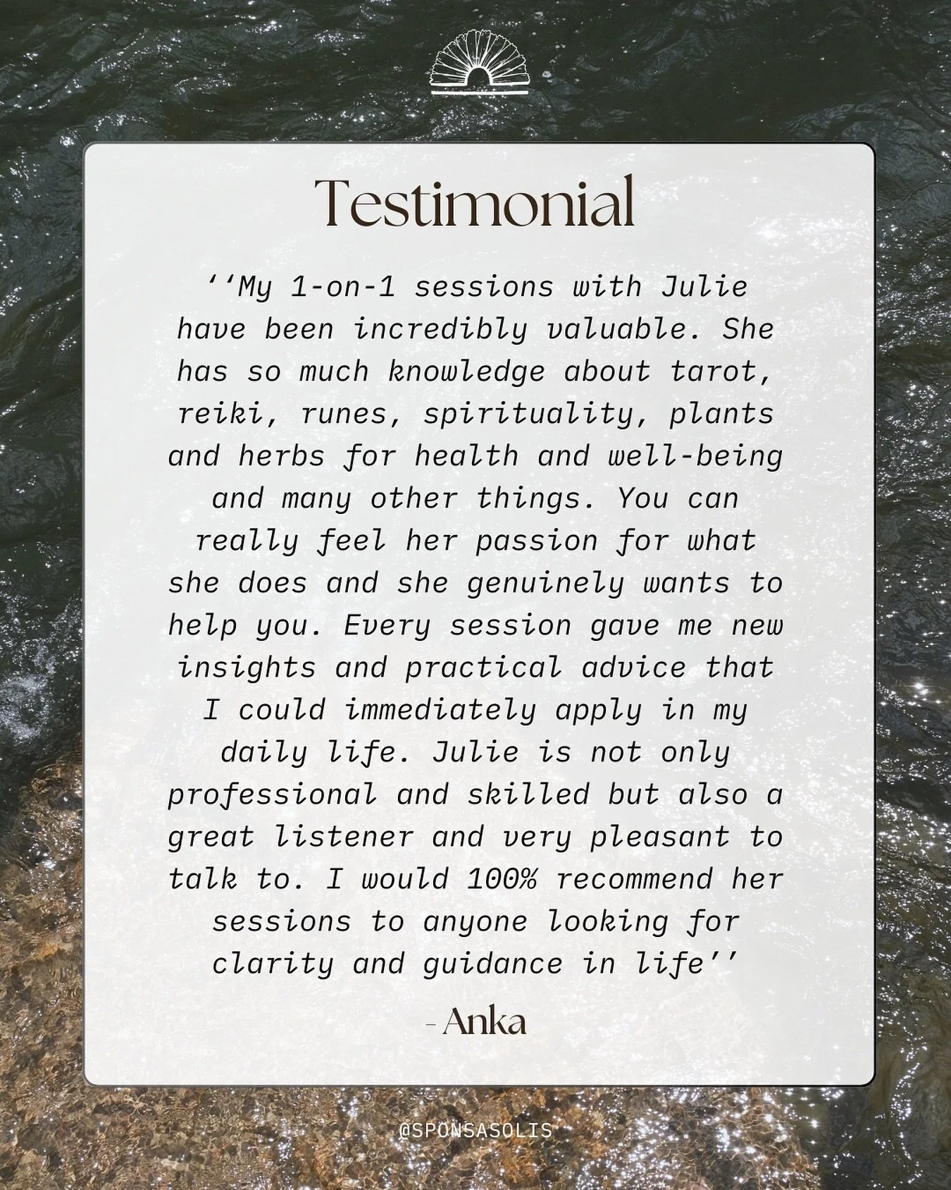 Heart full after my first official review 🥹This is why I love doing this work so much ❤️