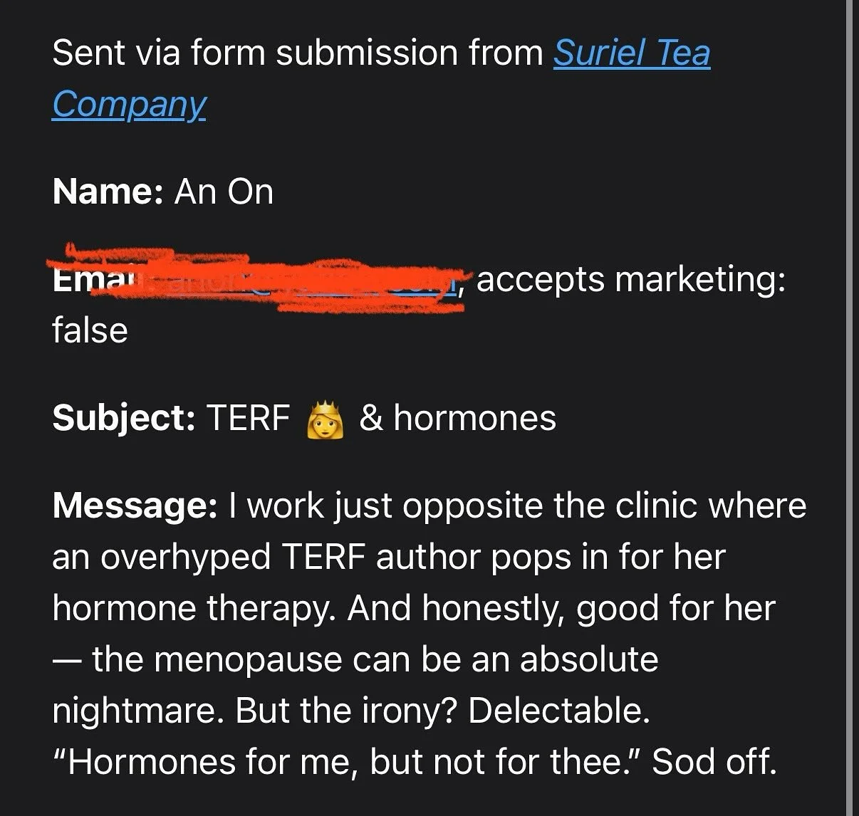 No idea who it could be. #bookdragon #bookstagrammer #literature #transisbeautiful #ally #menopause