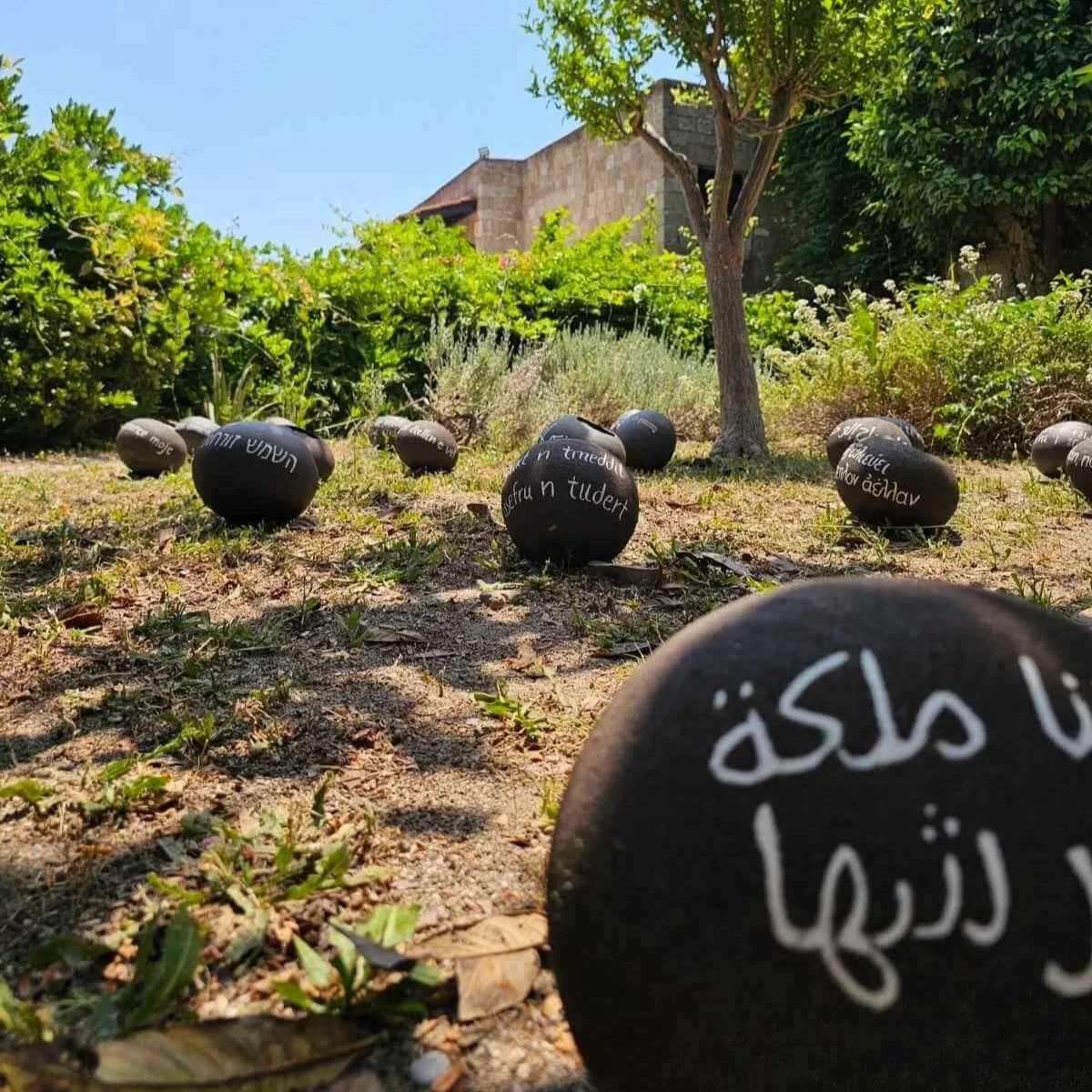 Artist: Mirsini Roumelioti
Year: 2025
Medium: Ceramic Installation
Materials: Stoneware, Porcelain
Dimensions: 250 cm diameter
Exhibited at: BCK Biennale Rhodes