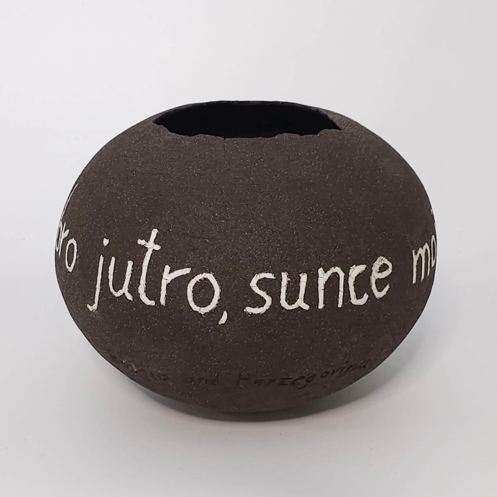 Stoneware vessel with porcelain inlay from The Vessels of the First Light installation