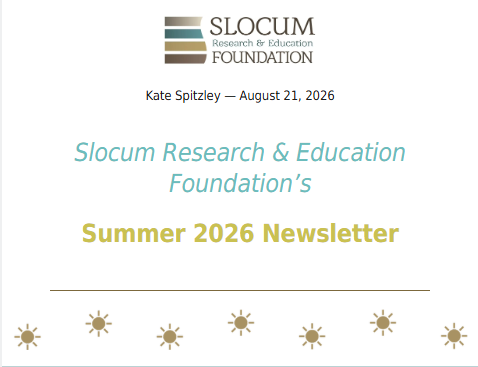Summer 2026 Newsletter