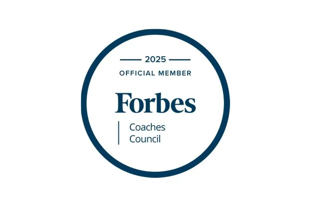 2025 Official Member Forbes Coaches Council logo.